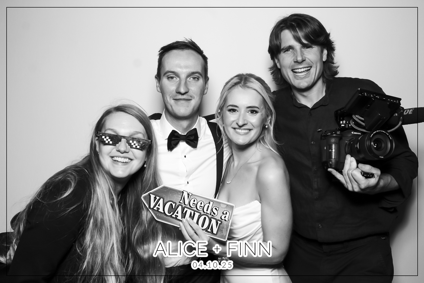 Alice & Finn Wedding | View more photos from the event at gallery.freshbooths.com/u/FreshBooths/Alice-Finn-Wedding