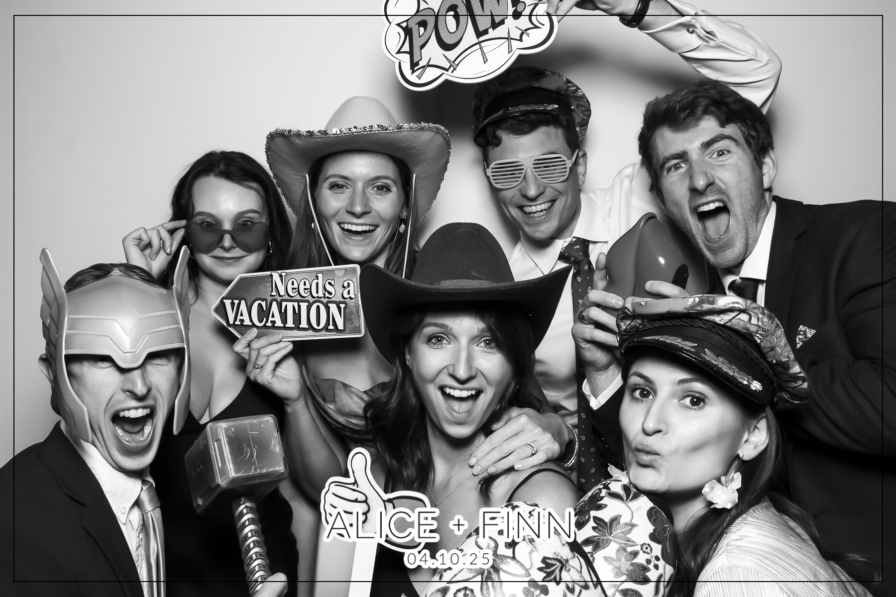 Alice & Finn Wedding | View more photos from the event at gallery.freshbooths.com/u/FreshBooths/Alice-Finn-Wedding