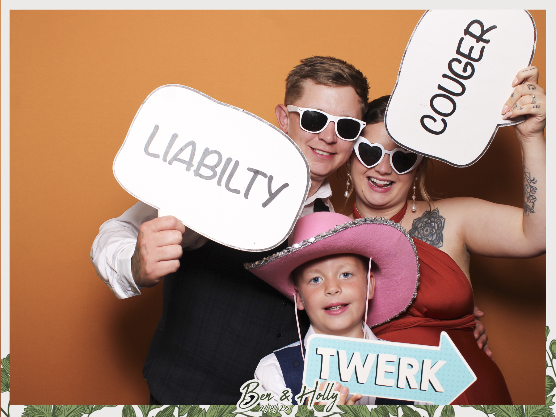 Ben & Holly Wedding - Classic Open Booth | View more photos from the event at gallery.freshbooths.com/u/FreshBooths/Ben-Holly-Wedding-Classic-Open-Booth