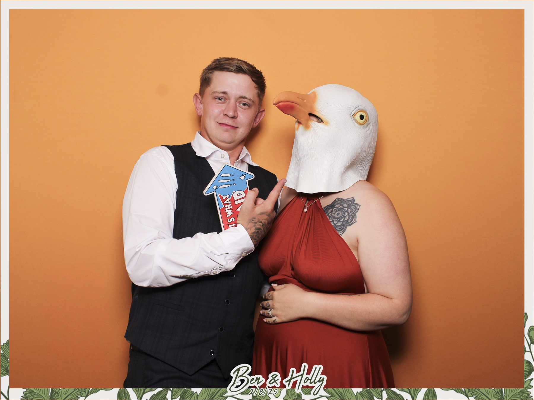 Ben & Holly Wedding - Classic Open Booth | View more photos from the event at gallery.freshbooths.com/u/FreshBooths/Ben-Holly-Wedding-Classic-Open-Booth