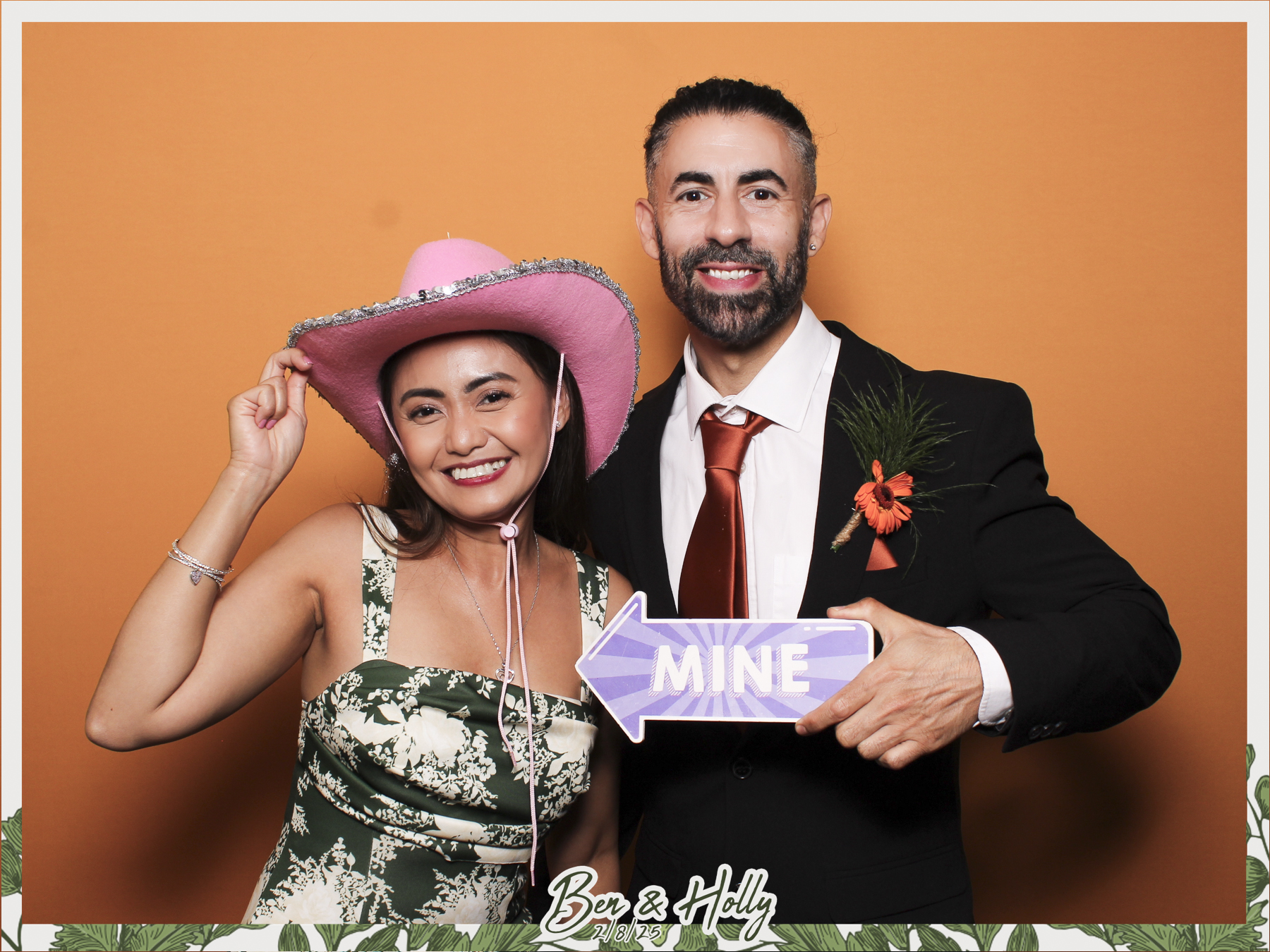 Ben & Holly Wedding - Classic Open Booth | View more photos from the event at gallery.freshbooths.com/u/FreshBooths/Ben-Holly-Wedding-Classic-Open-Booth