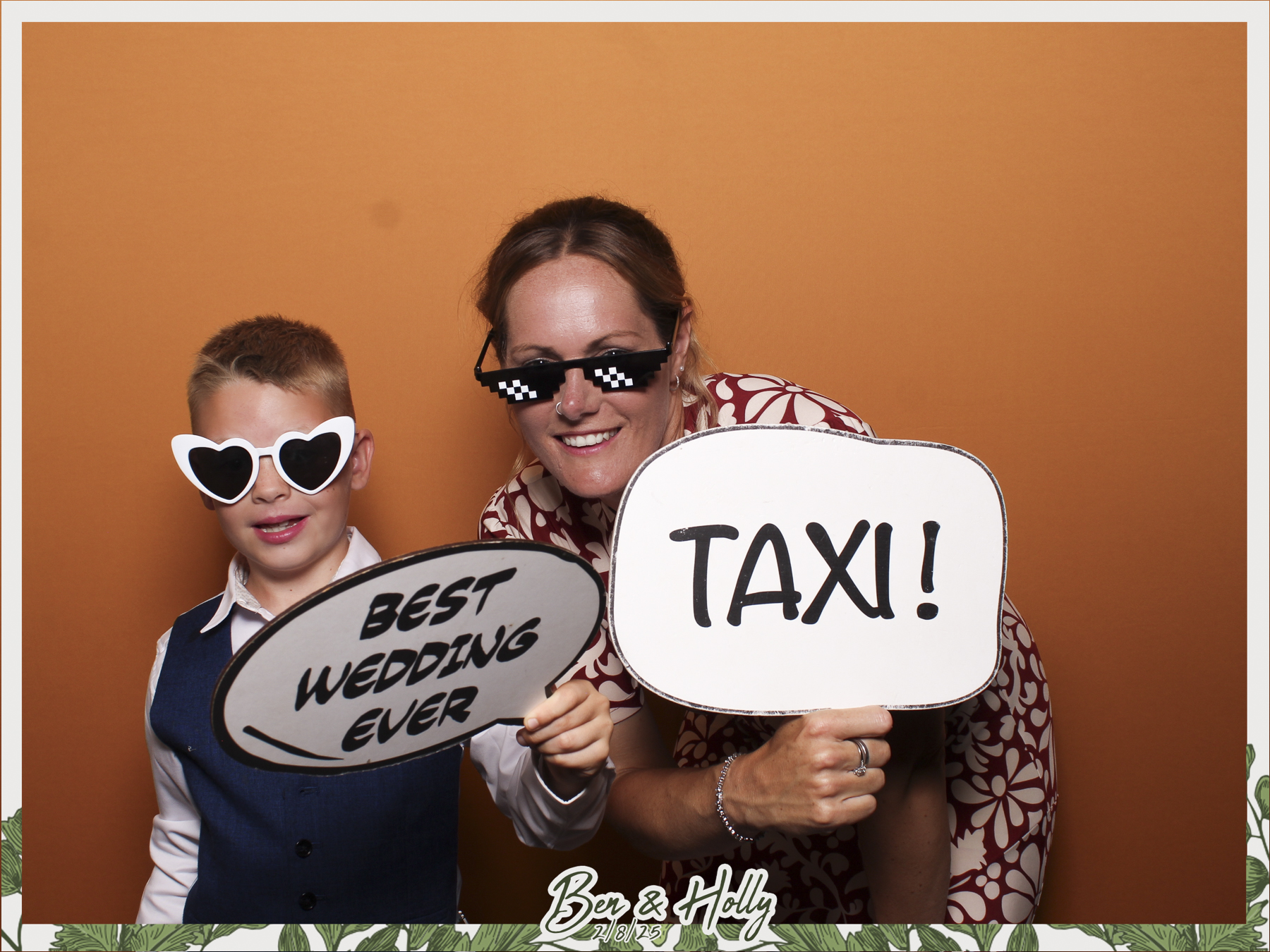 Ben & Holly Wedding - Classic Open Booth | View more photos from the event at gallery.freshbooths.com/u/FreshBooths/Ben-Holly-Wedding-Classic-Open-Booth