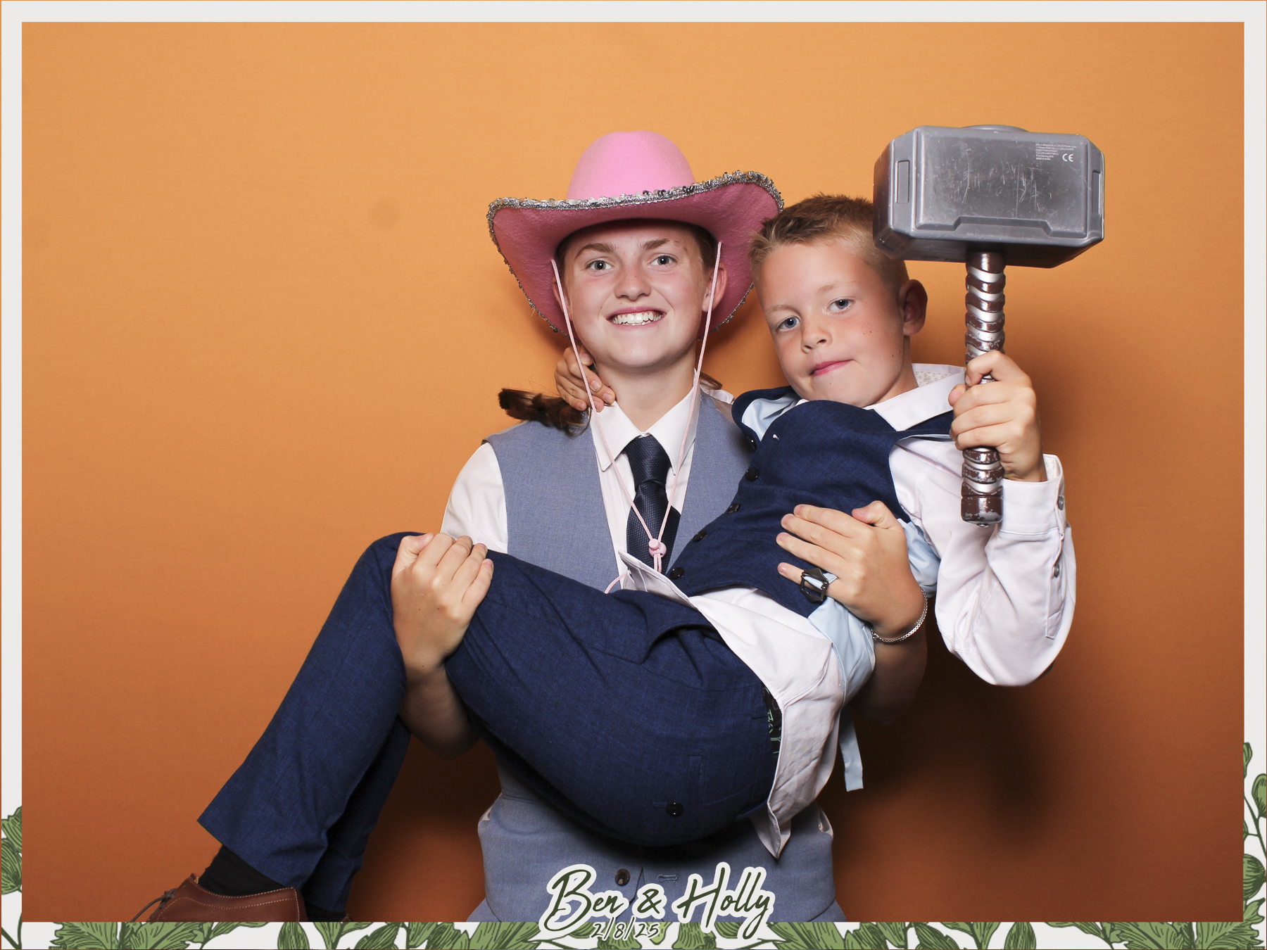 Ben & Holly Wedding - Classic Open Booth | View more photos from the event at gallery.freshbooths.com/u/FreshBooths/Ben-Holly-Wedding-Classic-Open-Booth