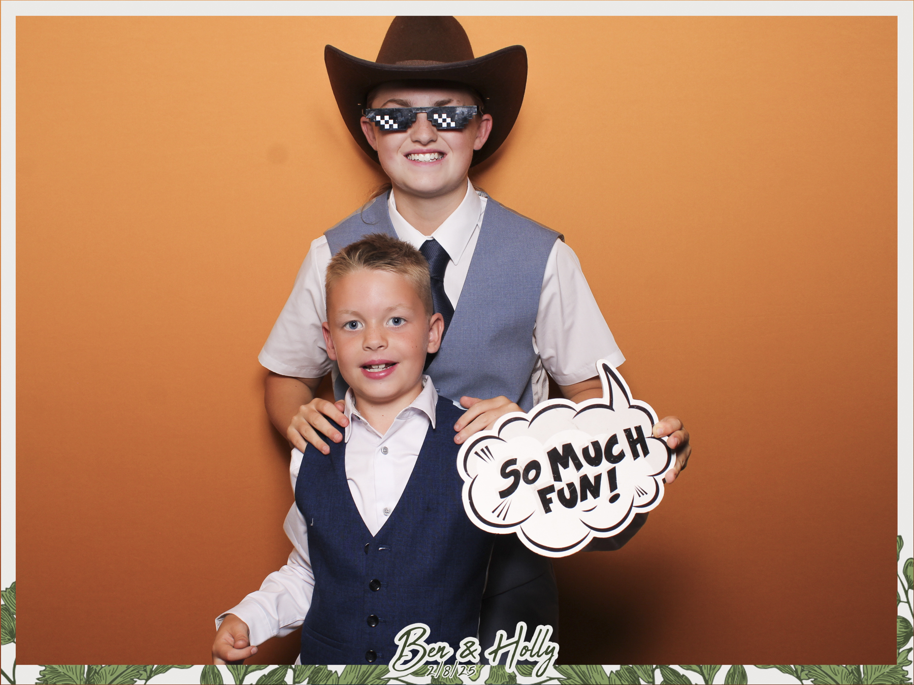 Ben & Holly Wedding - Classic Open Booth | View more photos from the event at gallery.freshbooths.com/u/FreshBooths/Ben-Holly-Wedding-Classic-Open-Booth