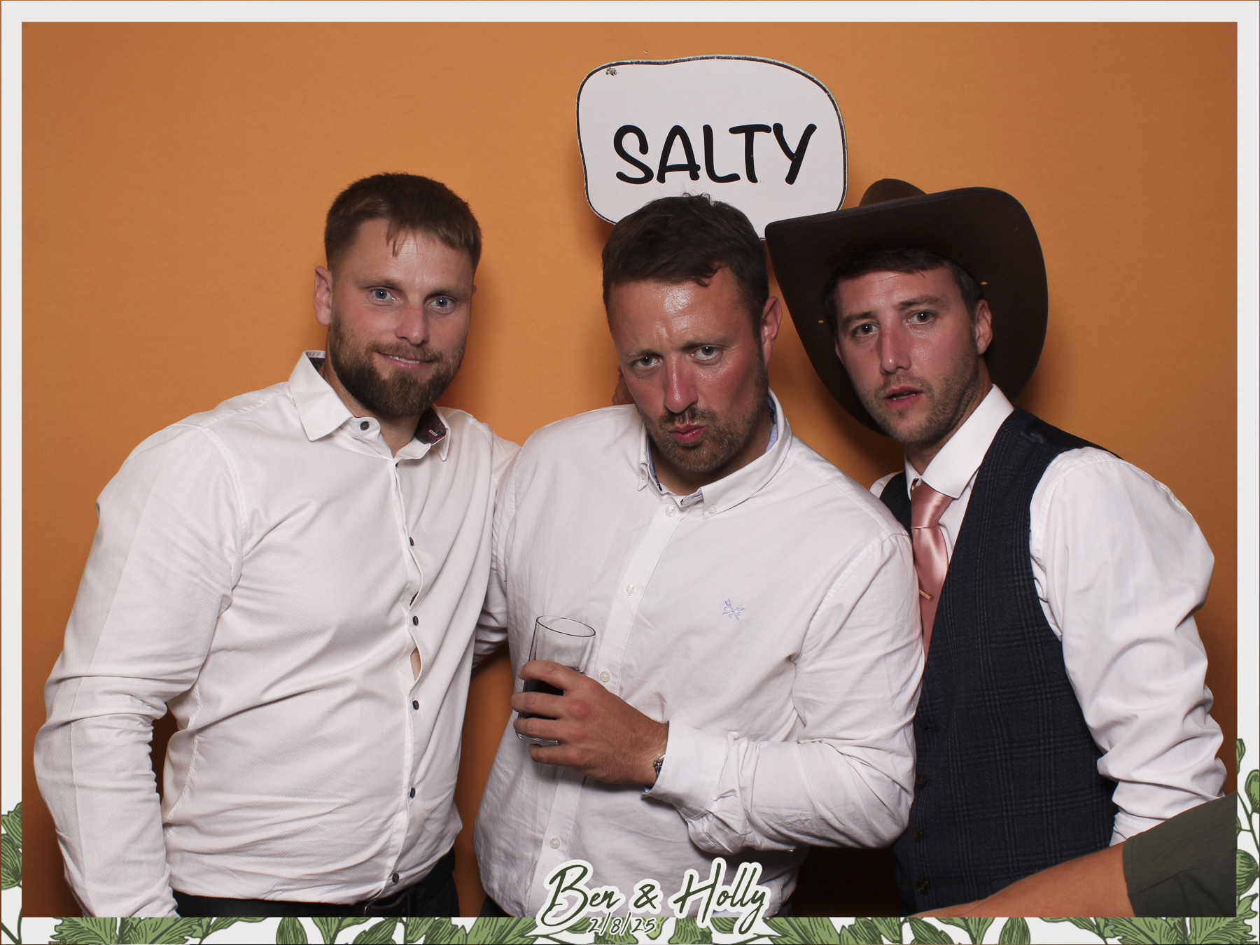 Ben & Holly Wedding - Classic Open Booth | View more photos from the event at gallery.freshbooths.com/u/FreshBooths/Ben-Holly-Wedding-Classic-Open-Booth