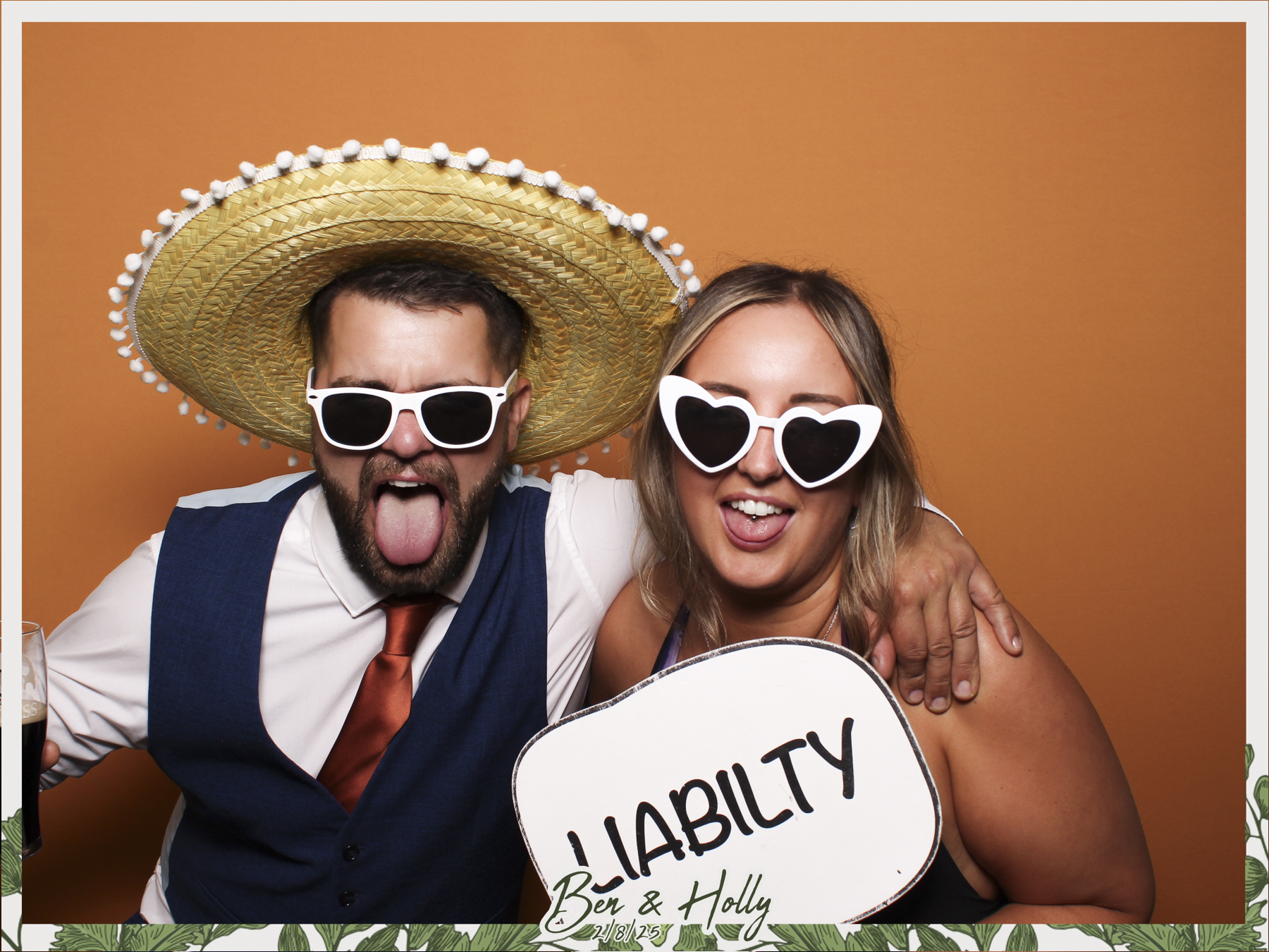 Ben & Holly Wedding - Classic Open Booth | View more photos from the event at gallery.freshbooths.com/u/FreshBooths/Ben-Holly-Wedding-Classic-Open-Booth