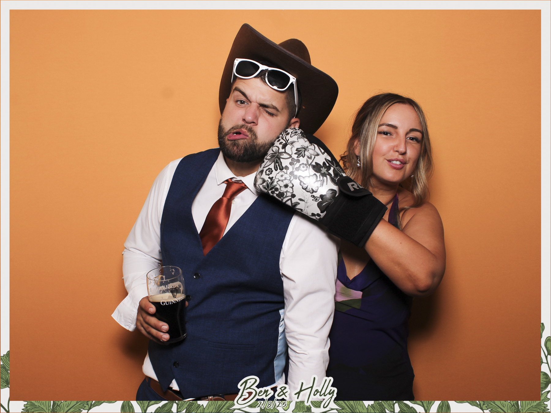 Ben & Holly Wedding - Classic Open Booth | View more photos from the event at gallery.freshbooths.com/u/FreshBooths/Ben-Holly-Wedding-Classic-Open-Booth