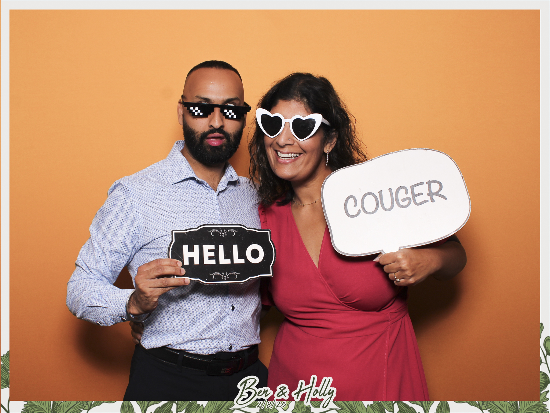 Ben & Holly Wedding - Classic Open Booth | View more photos from the event at gallery.freshbooths.com/u/FreshBooths/Ben-Holly-Wedding-Classic-Open-Booth