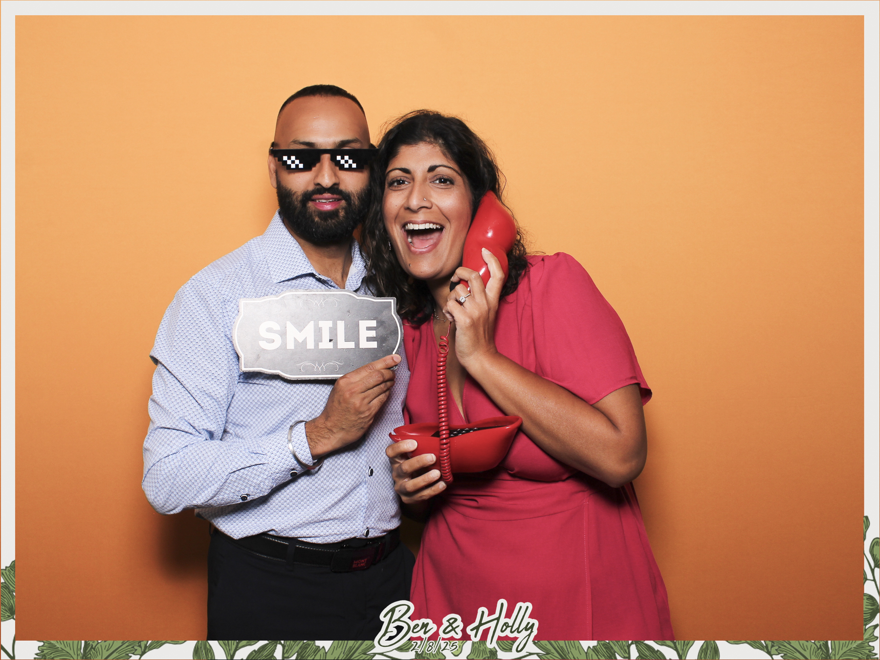 Ben & Holly Wedding - Classic Open Booth | View more photos from the event at gallery.freshbooths.com/u/FreshBooths/Ben-Holly-Wedding-Classic-Open-Booth