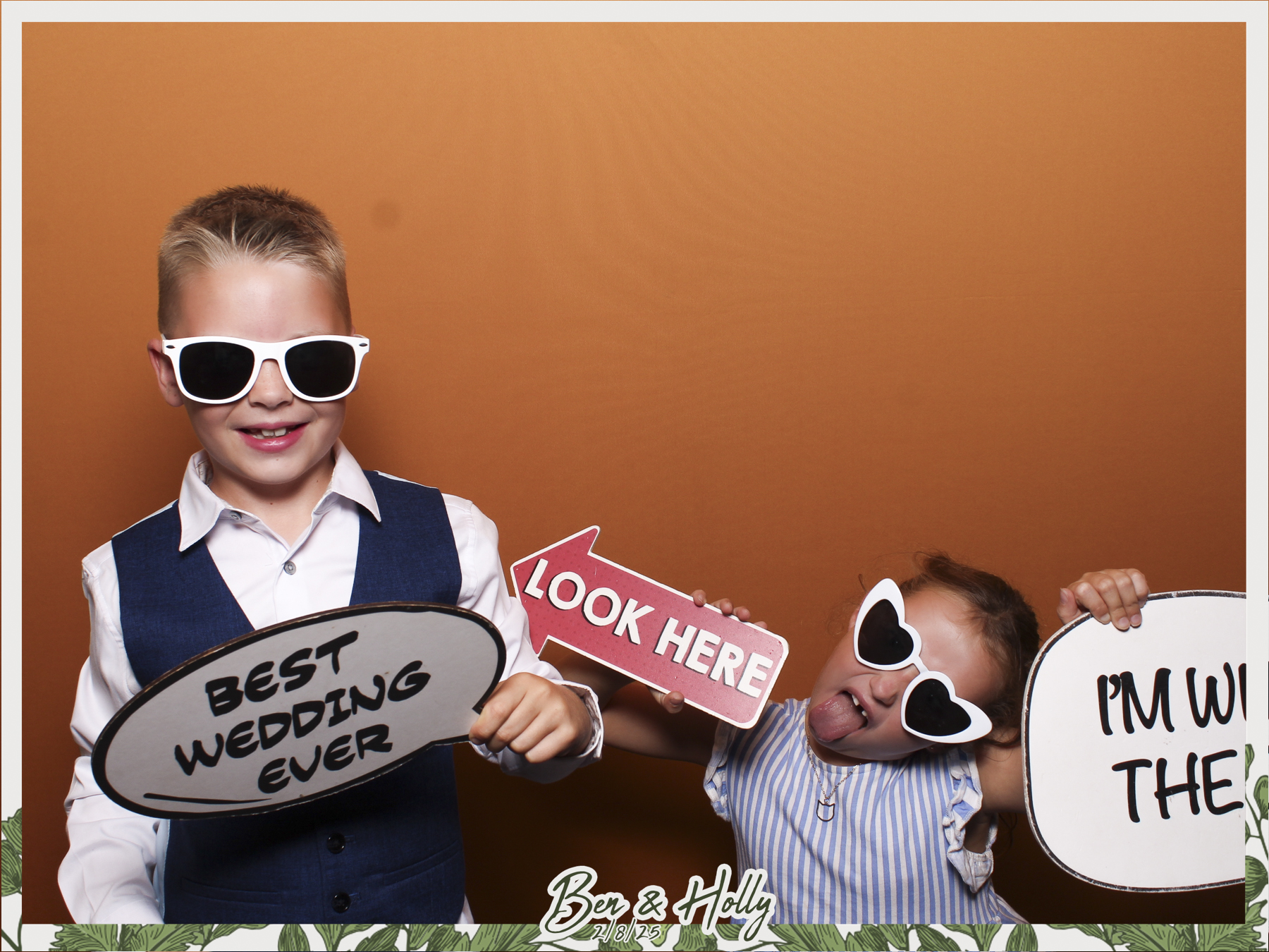 Ben & Holly Wedding - Classic Open Booth | View more photos from the event at gallery.freshbooths.com/u/FreshBooths/Ben-Holly-Wedding-Classic-Open-Booth