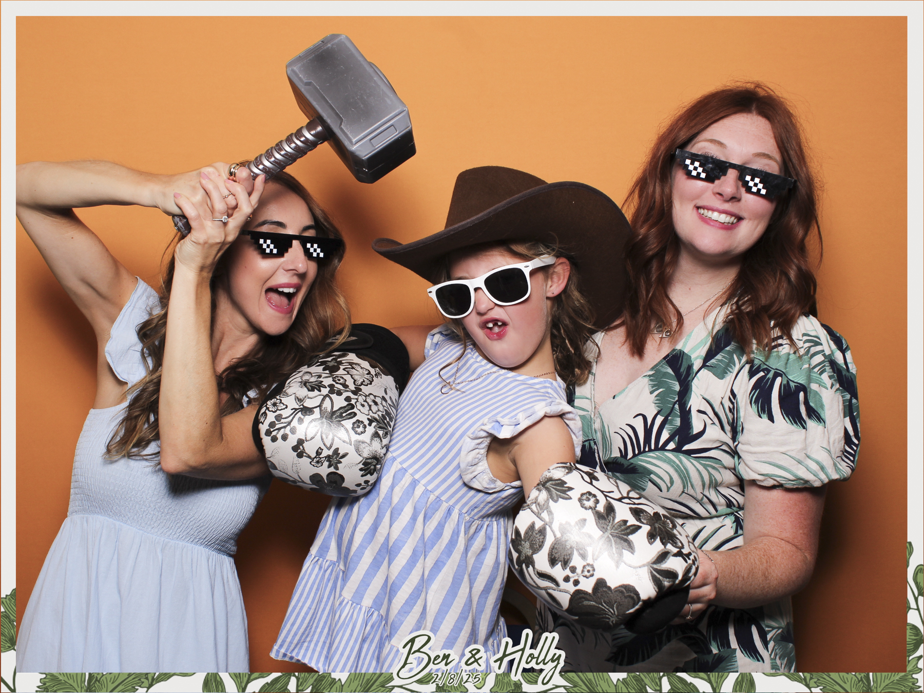 Ben & Holly Wedding - Classic Open Booth | View more photos from the event at gallery.freshbooths.com/u/FreshBooths/Ben-Holly-Wedding-Classic-Open-Booth