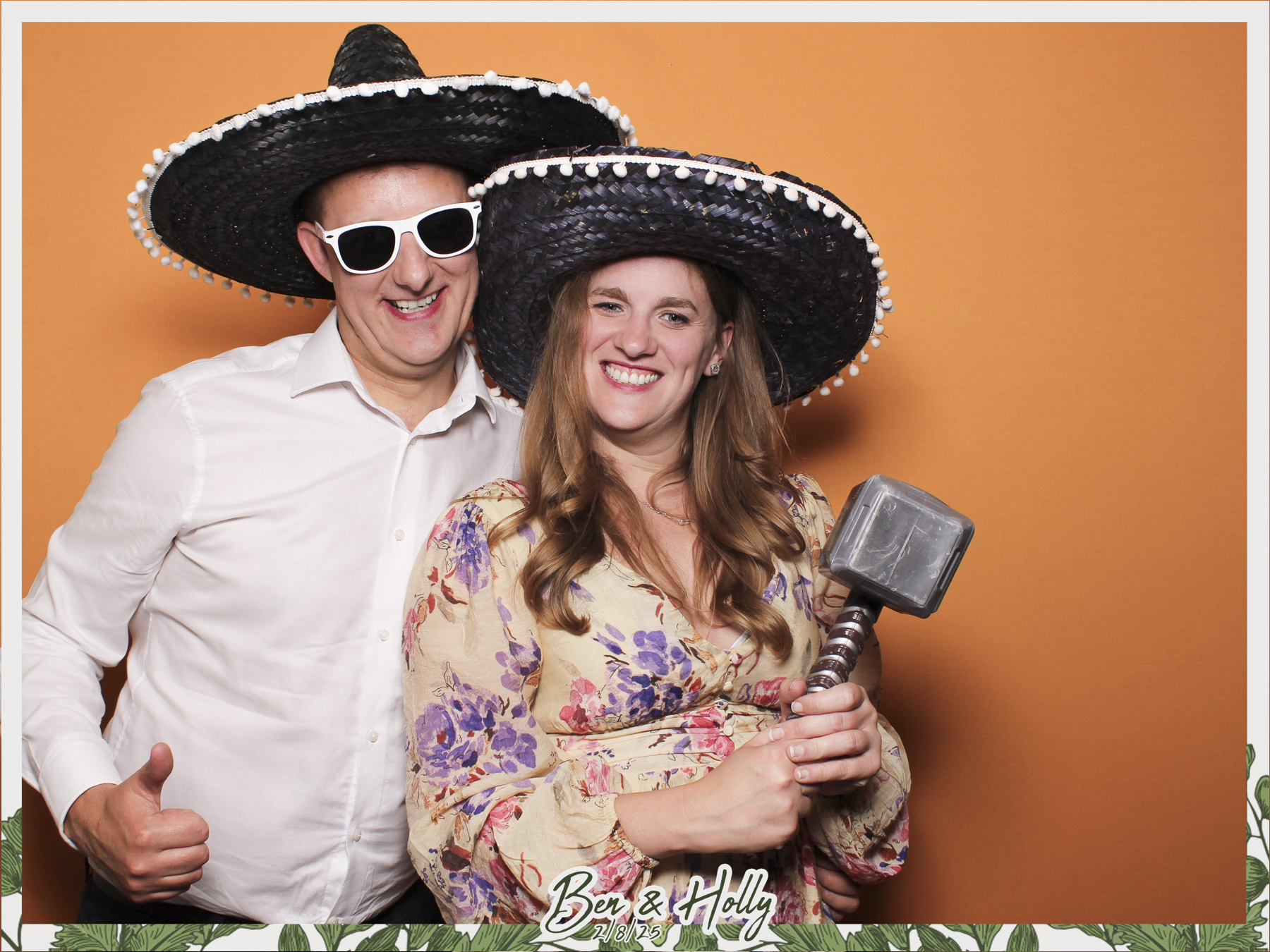 Ben & Holly Wedding - Classic Open Booth | View more photos from the event at gallery.freshbooths.com/u/FreshBooths/Ben-Holly-Wedding-Classic-Open-Booth