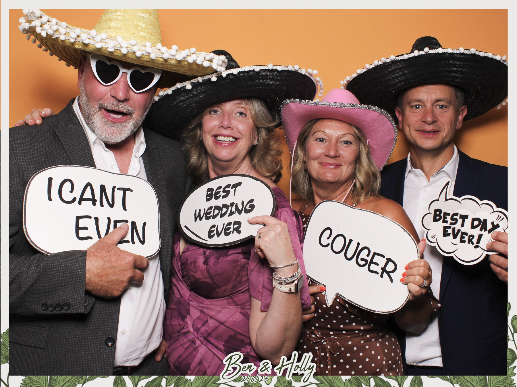 Ben & Holly Wedding - Classic Open Booth | View more photos from the event at gallery.freshbooths.com/u/FreshBooths/Ben-Holly-Wedding-Classic-Open-Booth