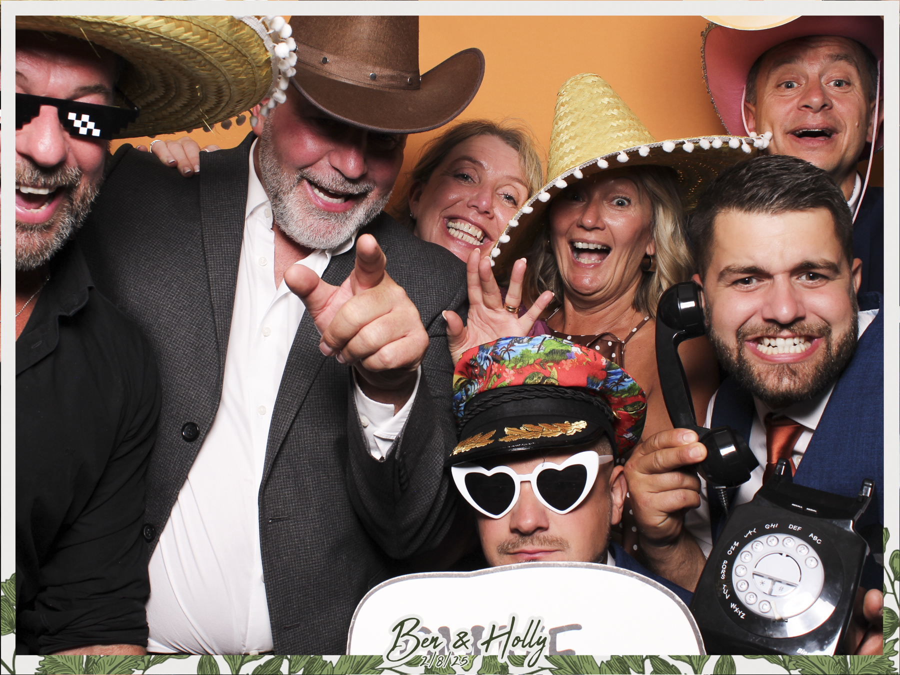 Ben & Holly Wedding - Classic Open Booth | View more photos from the event at gallery.freshbooths.com/u/FreshBooths/Ben-Holly-Wedding-Classic-Open-Booth