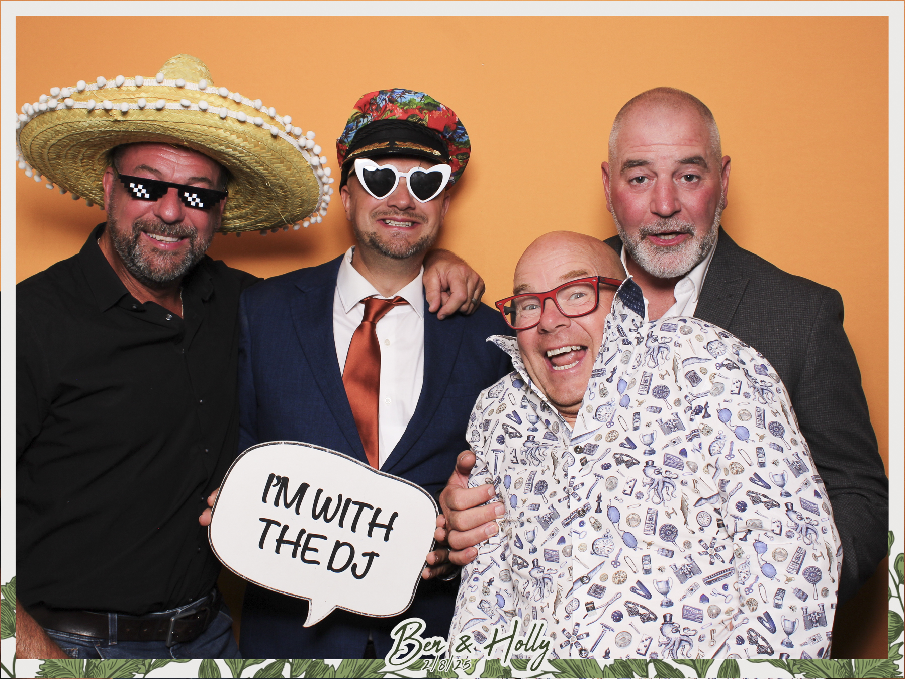 Ben & Holly Wedding - Classic Open Booth | View more photos from the event at gallery.freshbooths.com/u/FreshBooths/Ben-Holly-Wedding-Classic-Open-Booth