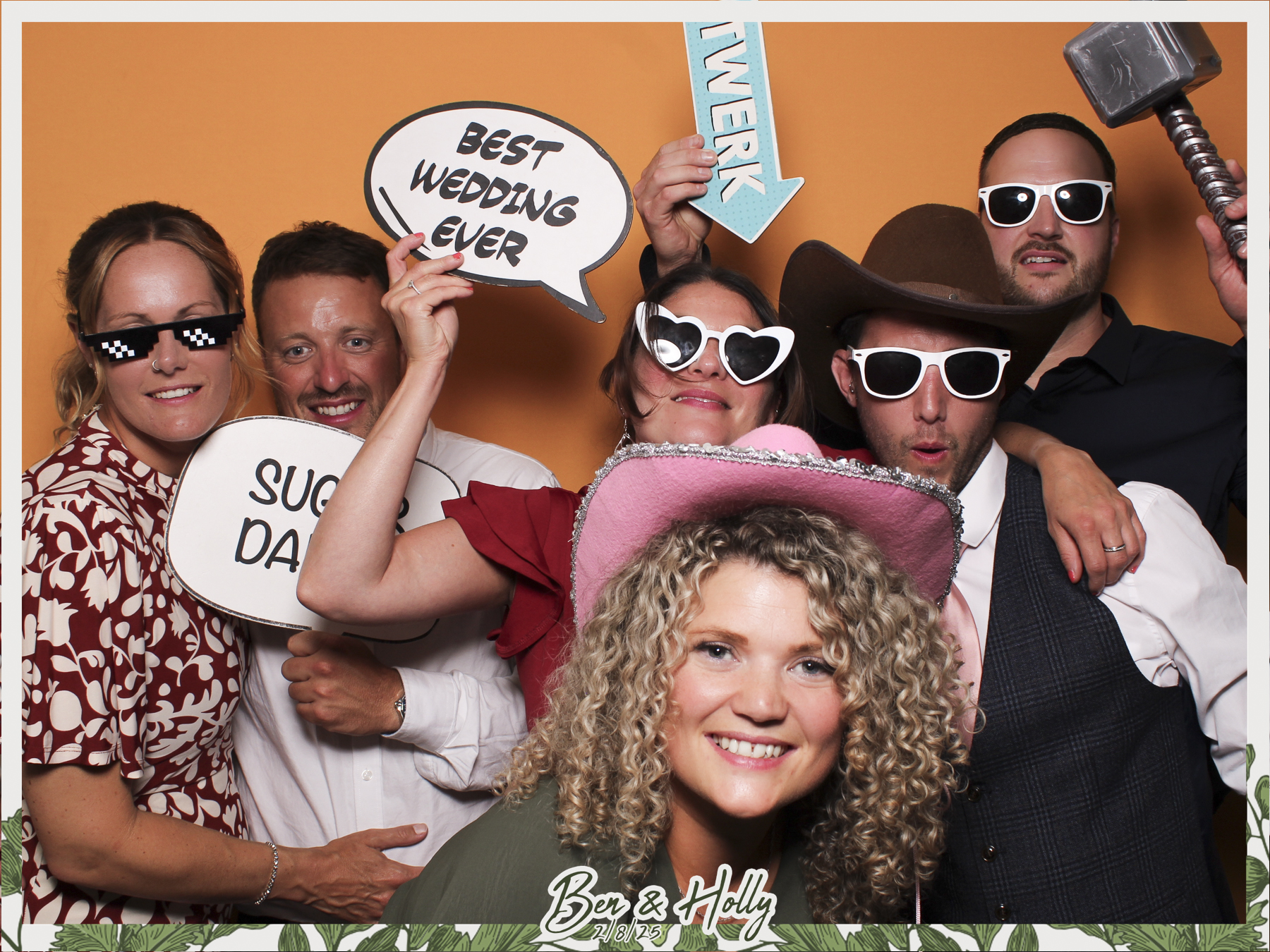 Ben & Holly Wedding - Classic Open Booth | View more photos from the event at gallery.freshbooths.com/u/FreshBooths/Ben-Holly-Wedding-Classic-Open-Booth
