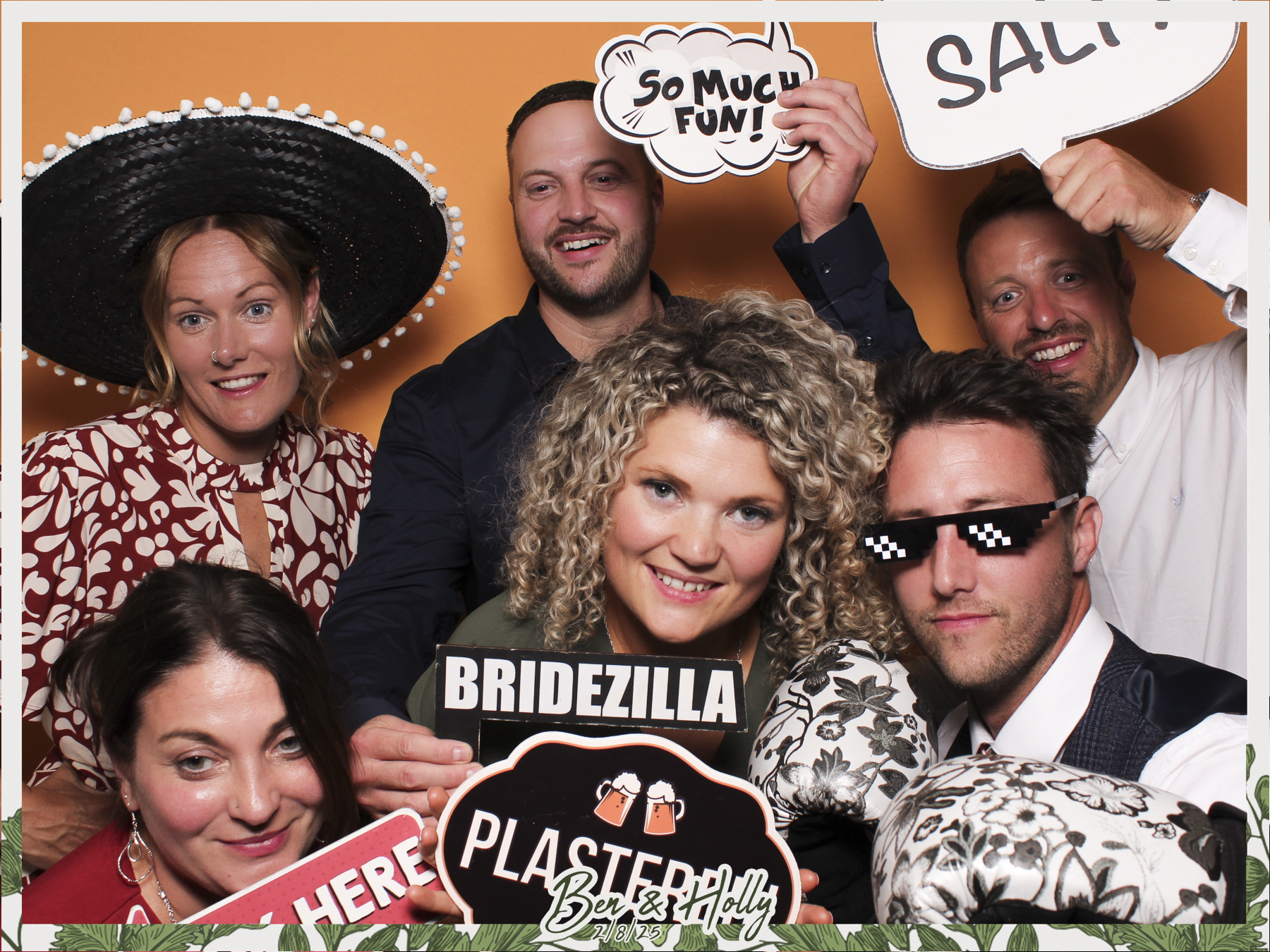 Ben & Holly Wedding - Classic Open Booth | View more photos from the event at gallery.freshbooths.com/u/FreshBooths/Ben-Holly-Wedding-Classic-Open-Booth