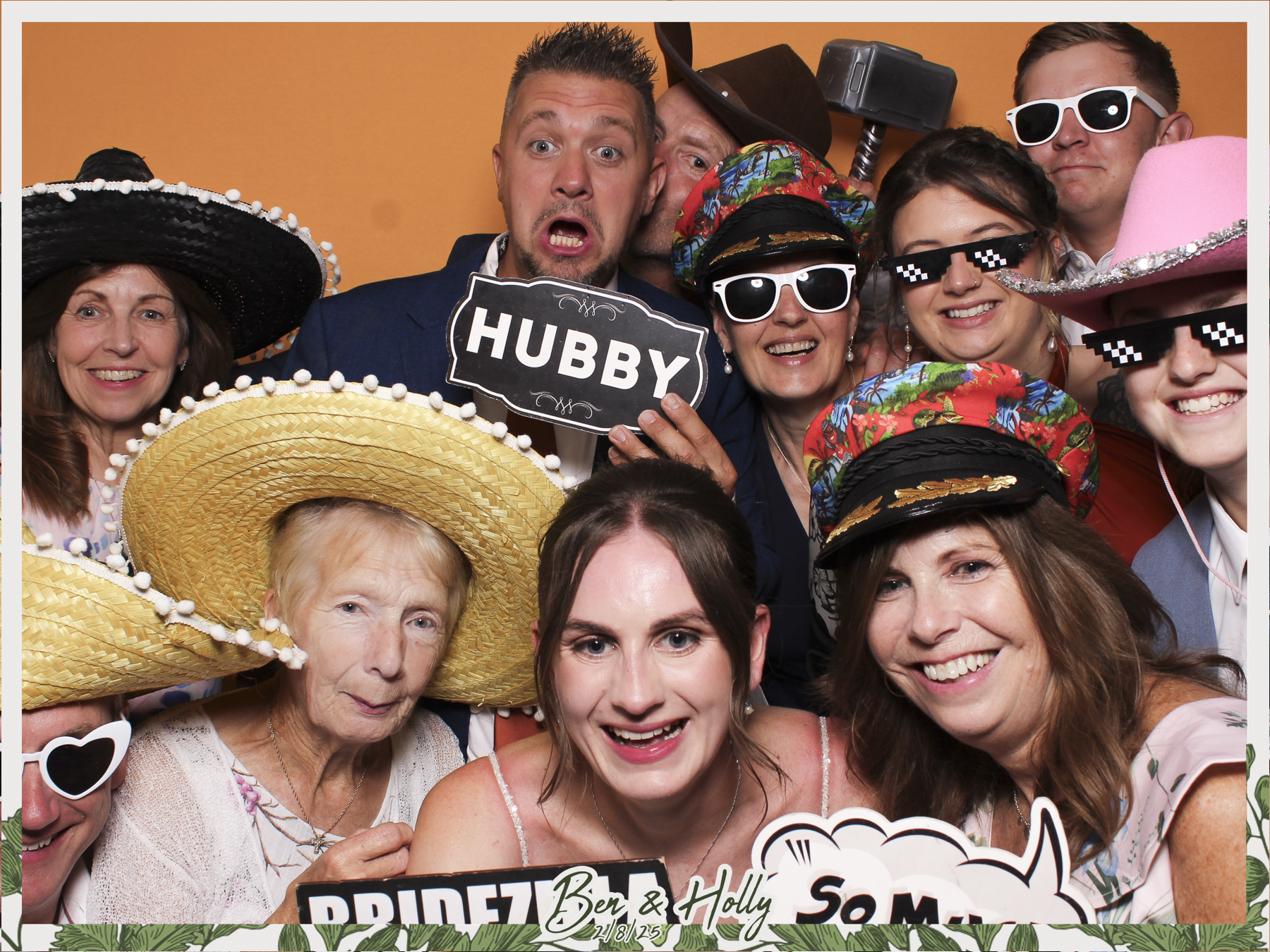 Ben & Holly Wedding - Classic Open Booth | View more photos from the event at gallery.freshbooths.com/u/FreshBooths/Ben-Holly-Wedding-Classic-Open-Booth