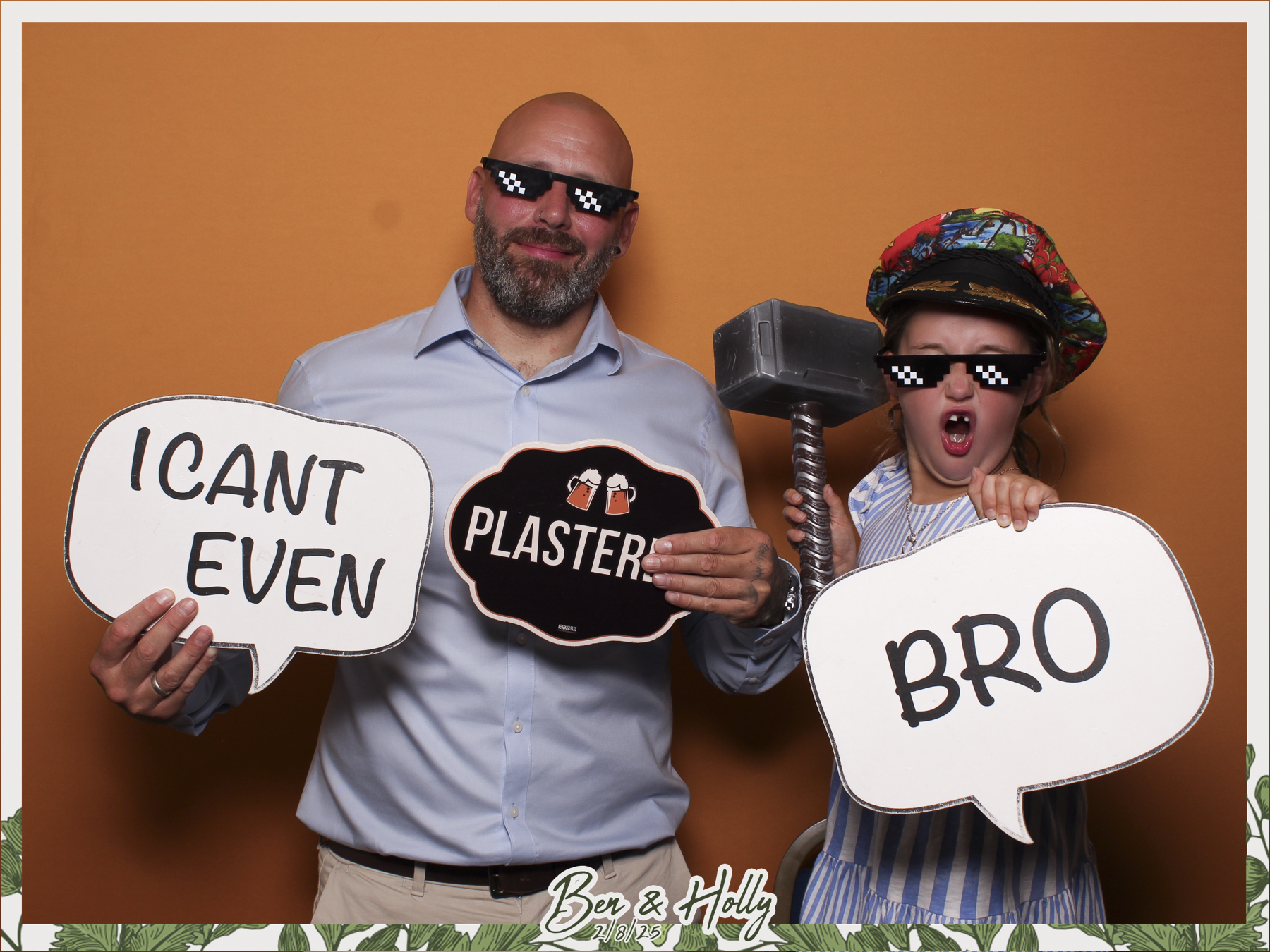 Ben & Holly Wedding - Classic Open Booth | View more photos from the event at gallery.freshbooths.com/u/FreshBooths/Ben-Holly-Wedding-Classic-Open-Booth