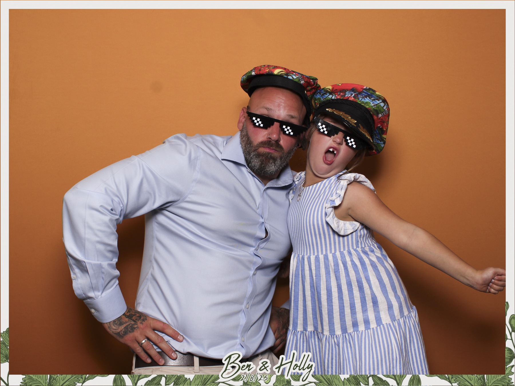 Ben & Holly Wedding - Classic Open Booth | View more photos from the event at gallery.freshbooths.com/u/FreshBooths/Ben-Holly-Wedding-Classic-Open-Booth