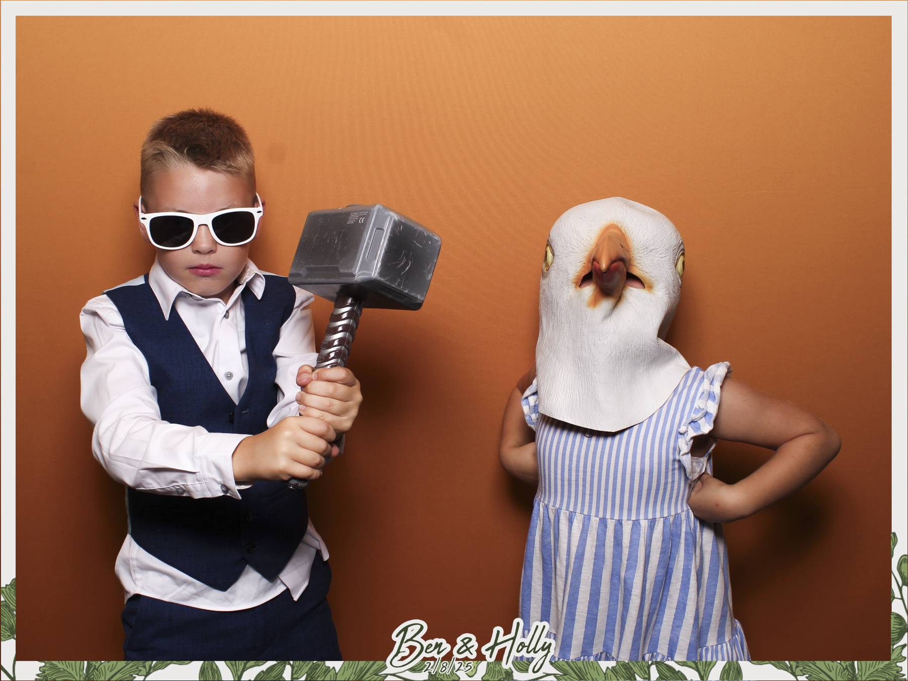 Ben & Holly Wedding - Classic Open Booth | View more photos from the event at gallery.freshbooths.com/u/FreshBooths/Ben-Holly-Wedding-Classic-Open-Booth