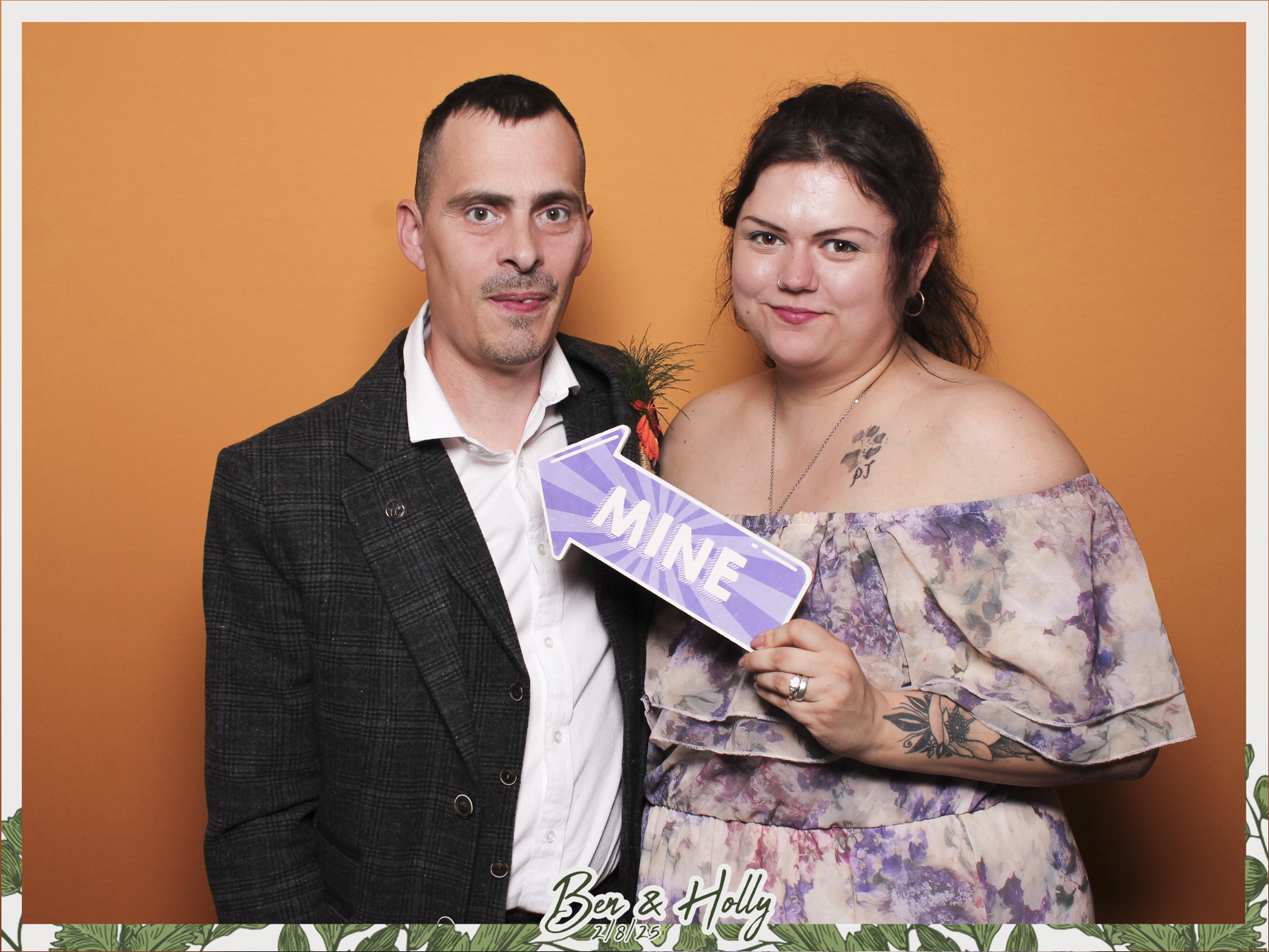 Ben & Holly Wedding - Classic Open Booth | View more photos from the event at gallery.freshbooths.com/u/FreshBooths/Ben-Holly-Wedding-Classic-Open-Booth