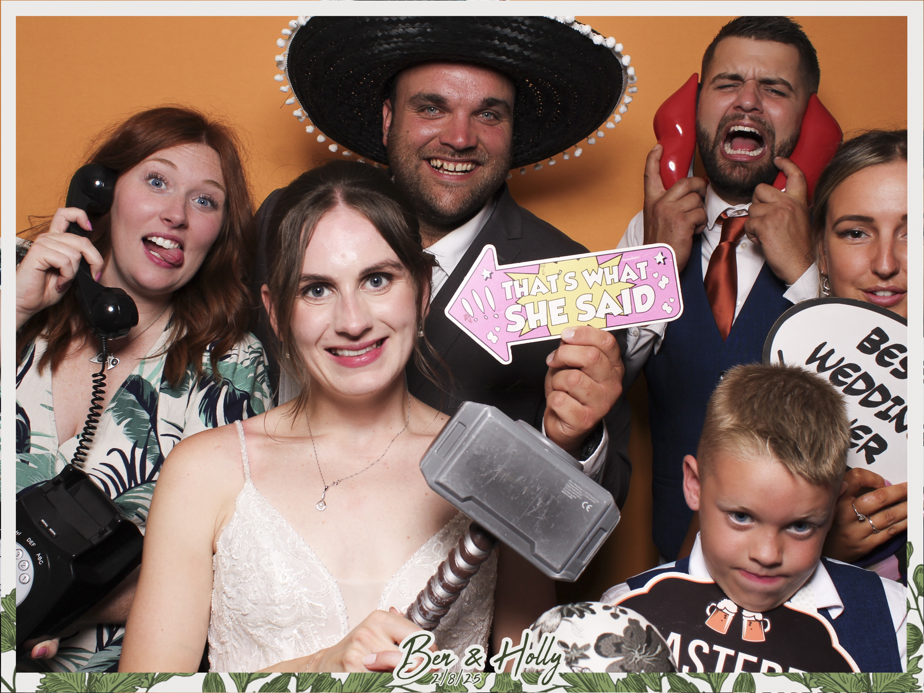 Ben & Holly Wedding - Classic Open Booth | View more photos from the event at gallery.freshbooths.com/u/FreshBooths/Ben-Holly-Wedding-Classic-Open-Booth