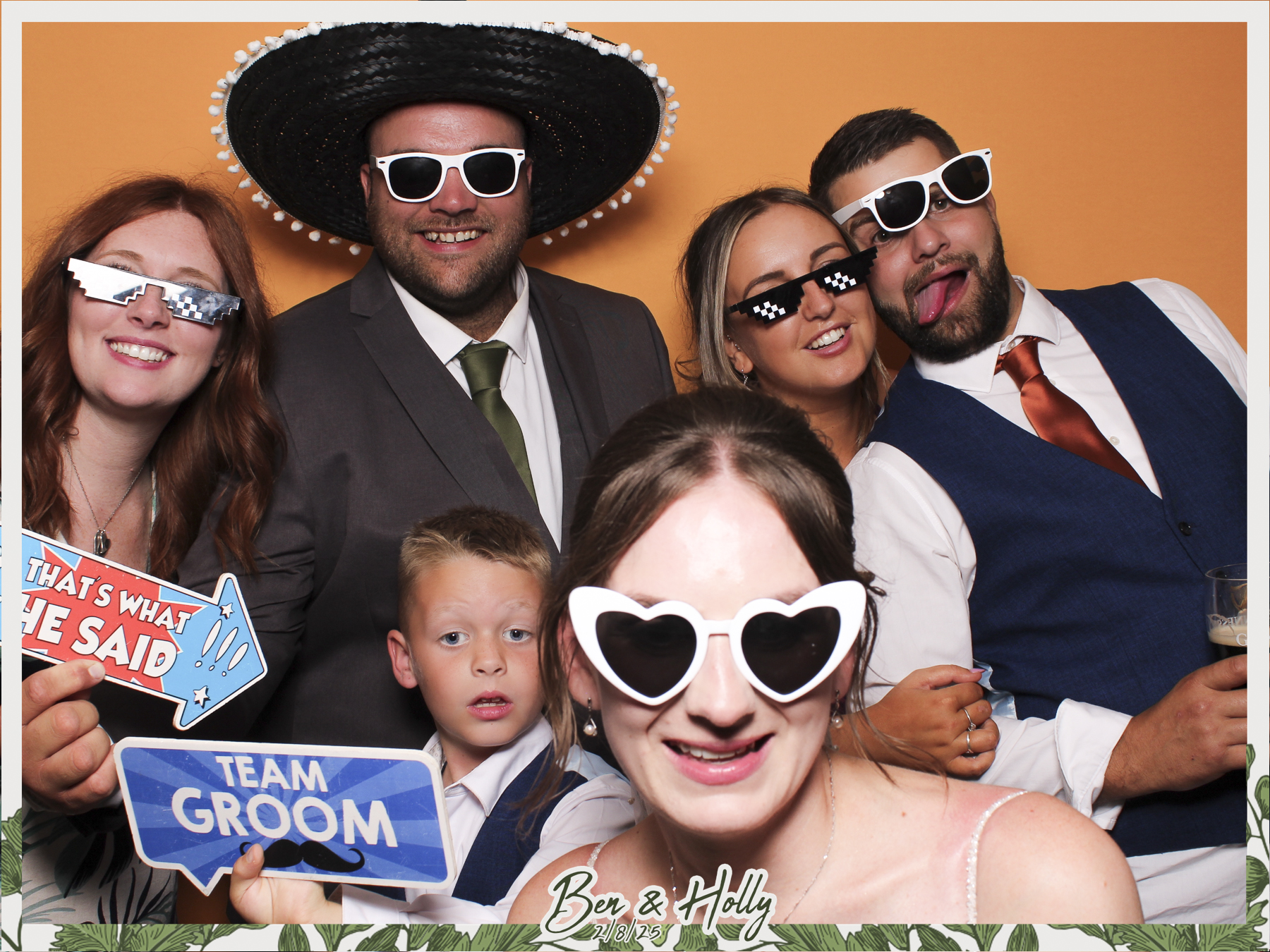 Ben & Holly Wedding - Classic Open Booth | View more photos from the event at gallery.freshbooths.com/u/FreshBooths/Ben-Holly-Wedding-Classic-Open-Booth