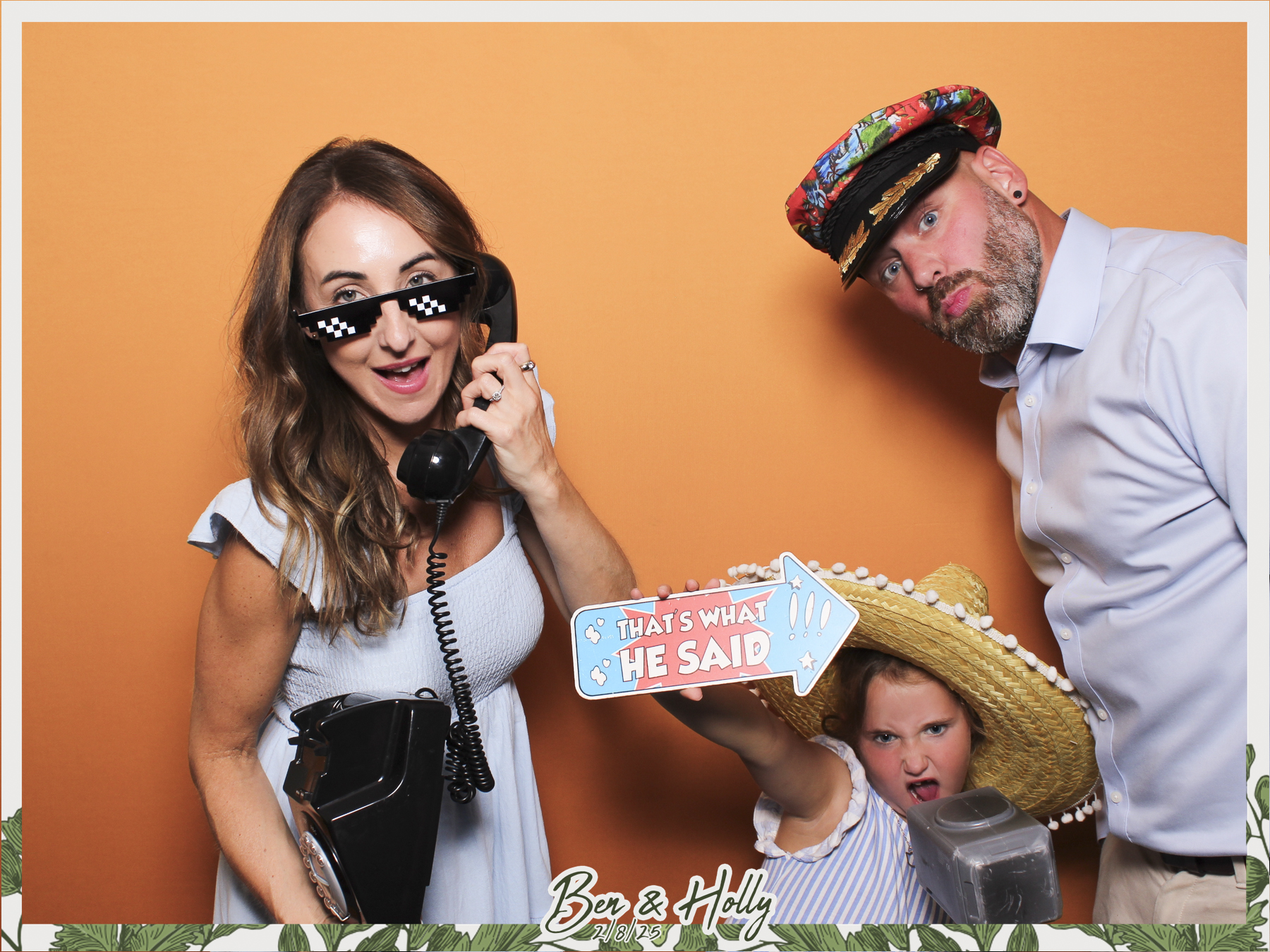 Ben & Holly Wedding - Classic Open Booth | View more photos from the event at gallery.freshbooths.com/u/FreshBooths/Ben-Holly-Wedding-Classic-Open-Booth