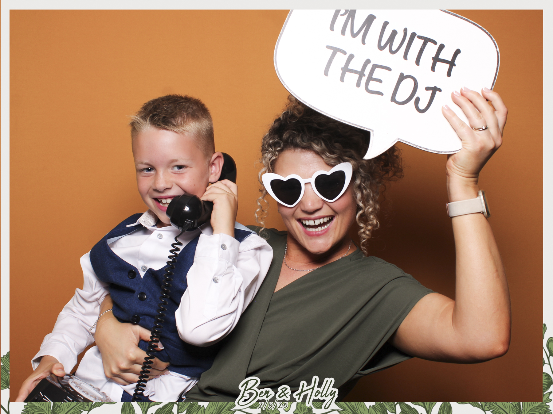 Ben & Holly Wedding - Classic Open Booth | View more photos from the event at gallery.freshbooths.com/u/FreshBooths/Ben-Holly-Wedding-Classic-Open-Booth