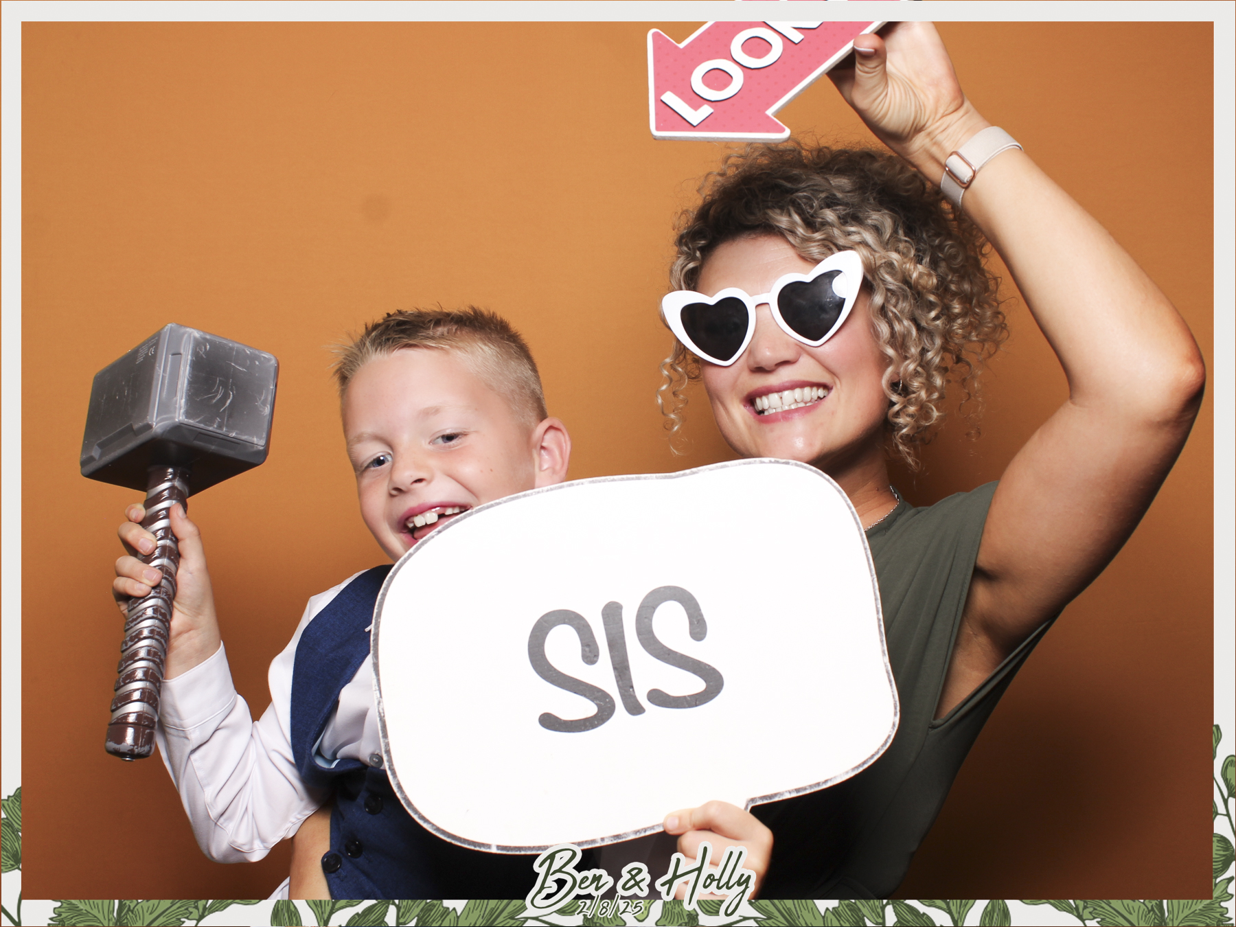 Ben & Holly Wedding - Classic Open Booth | View more photos from the event at gallery.freshbooths.com/u/FreshBooths/Ben-Holly-Wedding-Classic-Open-Booth