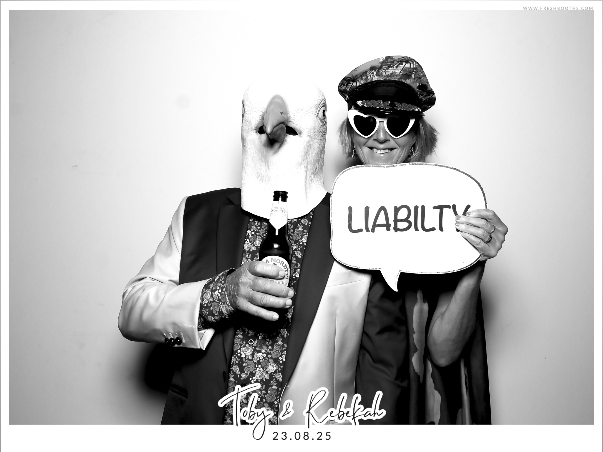 Toby & Rebekah Wedding  | View more photos from the event at gallery.freshbooths.com/u/FreshBooths/Toby-Rebekah-Wedding