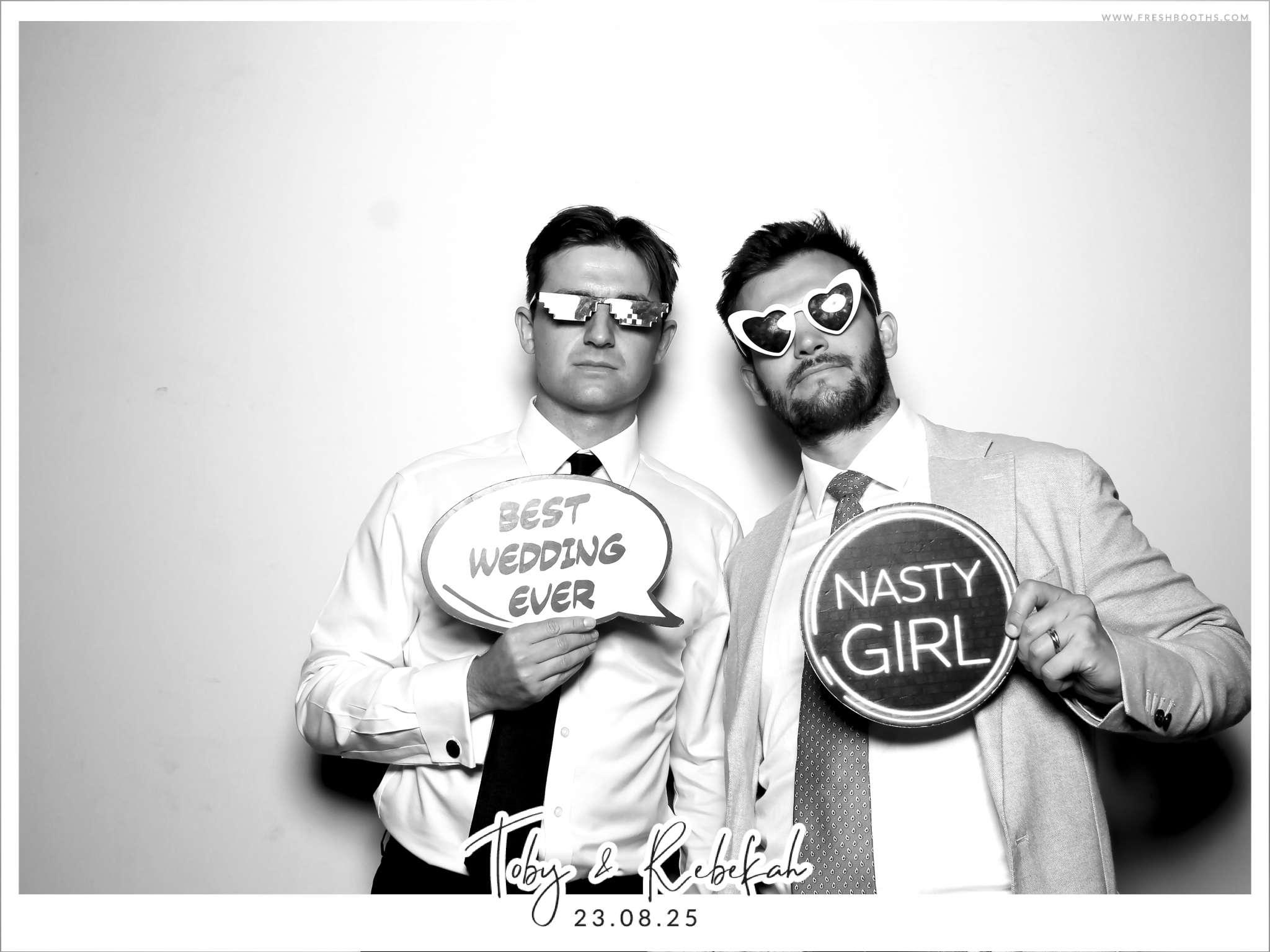 Toby & Rebekah Wedding  | View more photos from the event at gallery.freshbooths.com/u/FreshBooths/Toby-Rebekah-Wedding