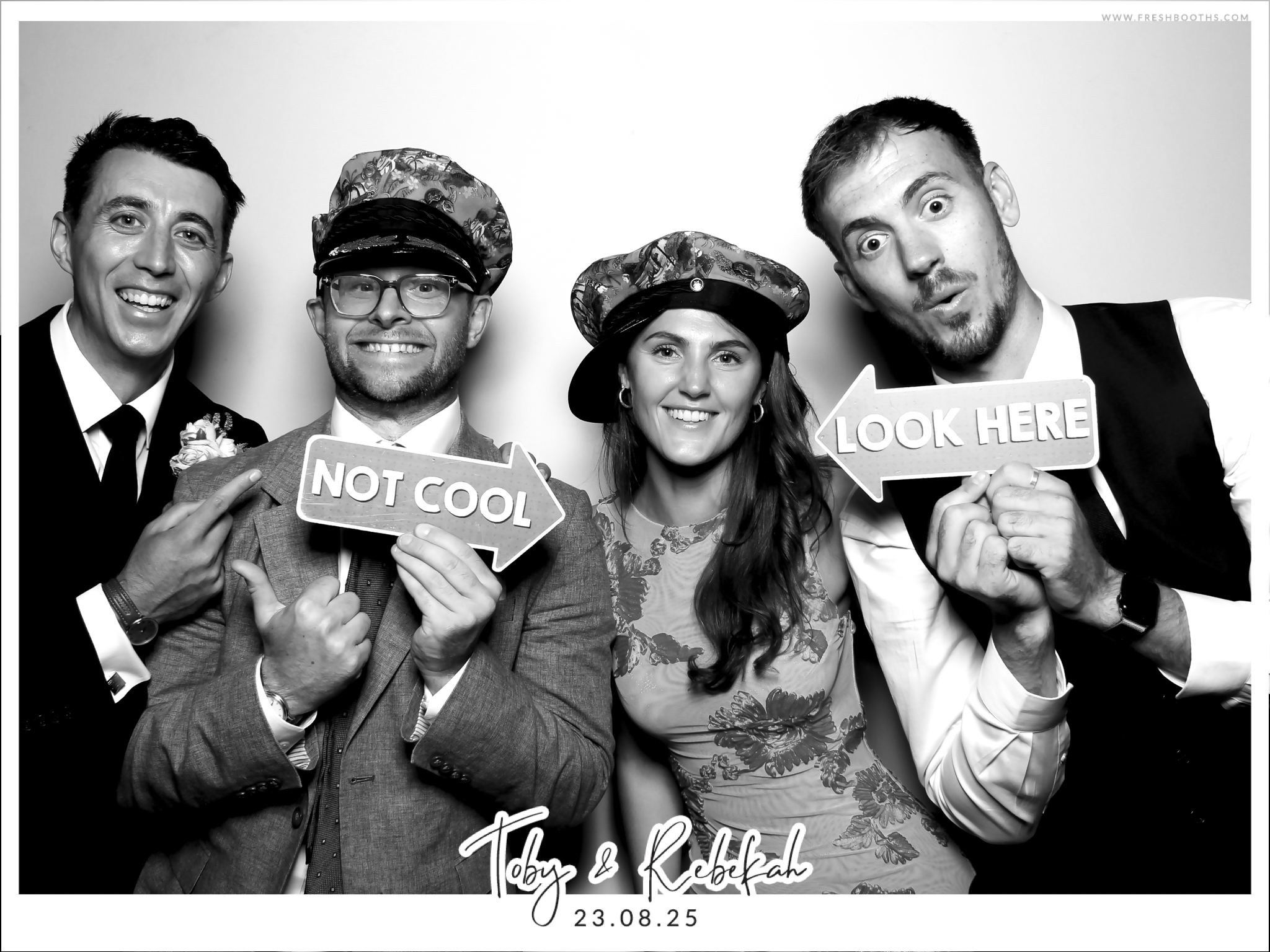 Toby & Rebekah Wedding  | View more photos from the event at gallery.freshbooths.com/u/FreshBooths/Toby-Rebekah-Wedding