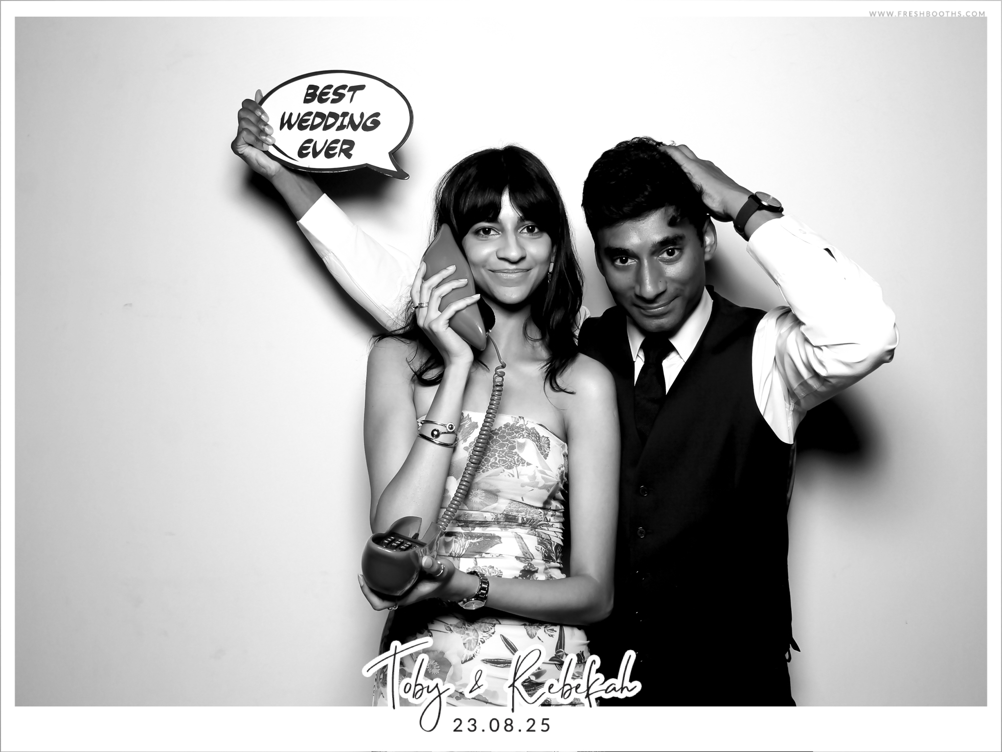 Toby & Rebekah Wedding  | View more photos from the event at gallery.freshbooths.com/u/FreshBooths/Toby-Rebekah-Wedding
