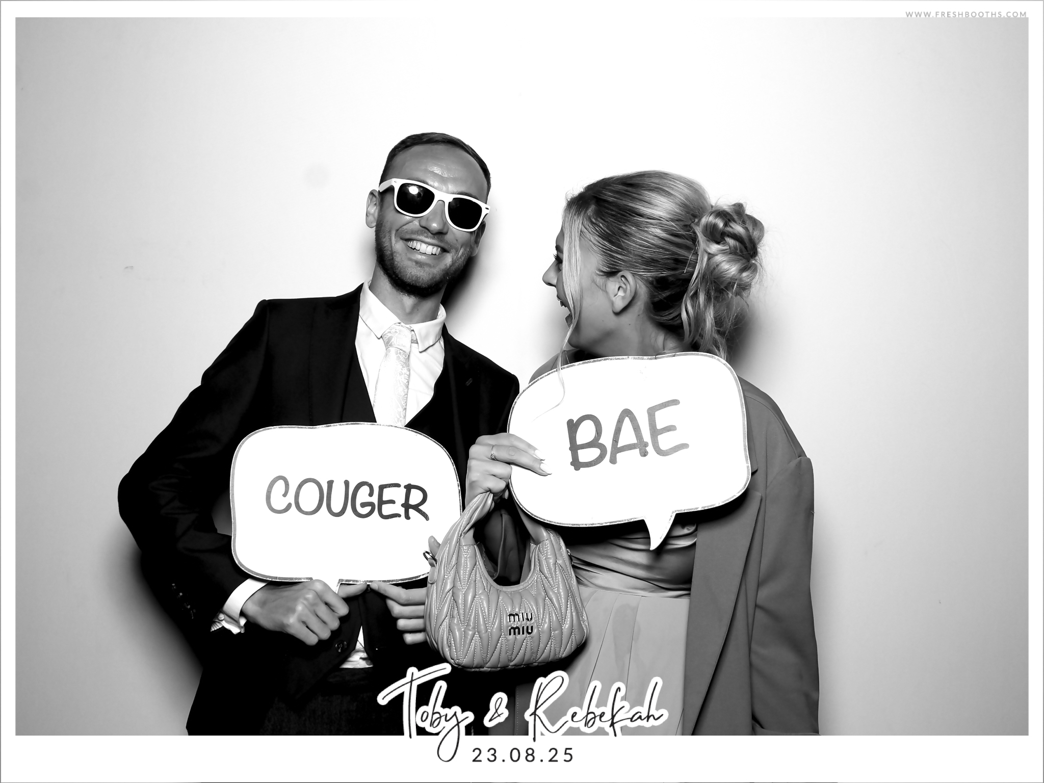 Toby & Rebekah Wedding  | View more photos from the event at gallery.freshbooths.com/u/FreshBooths/Toby-Rebekah-Wedding