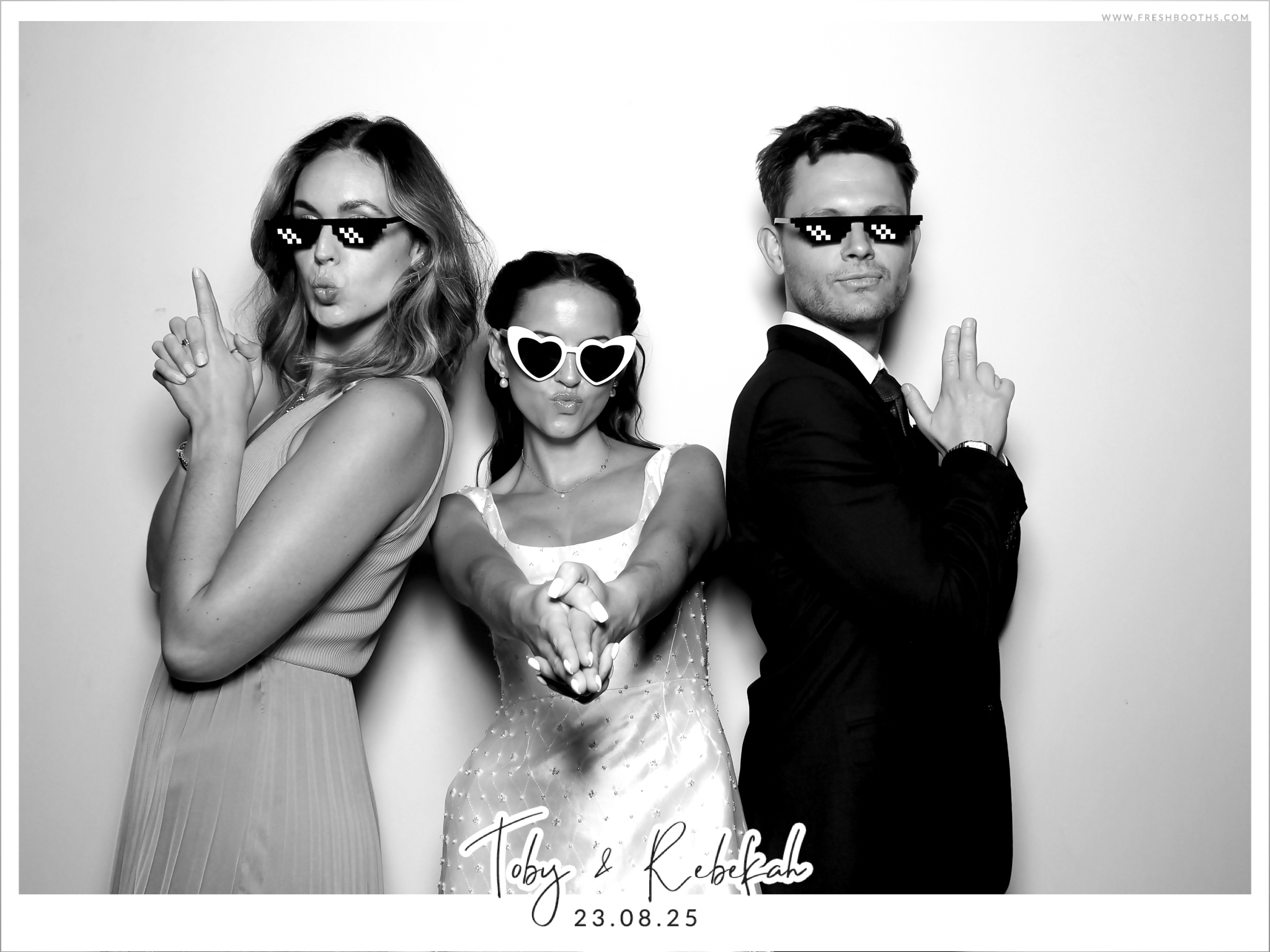 Toby & Rebekah Wedding  | View more photos from the event at gallery.freshbooths.com/u/FreshBooths/Toby-Rebekah-Wedding