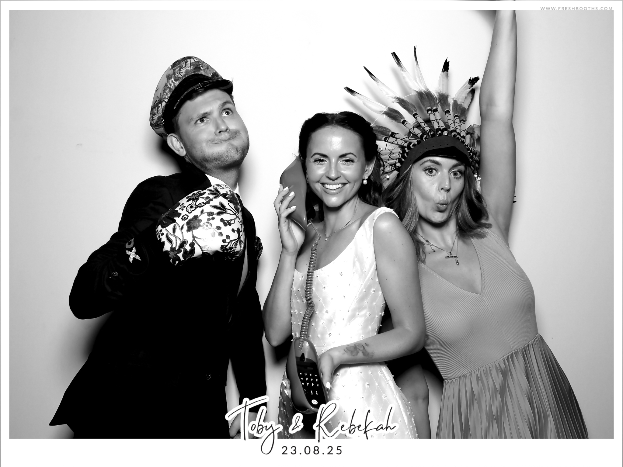 Toby & Rebekah Wedding  | View more photos from the event at gallery.freshbooths.com/u/FreshBooths/Toby-Rebekah-Wedding