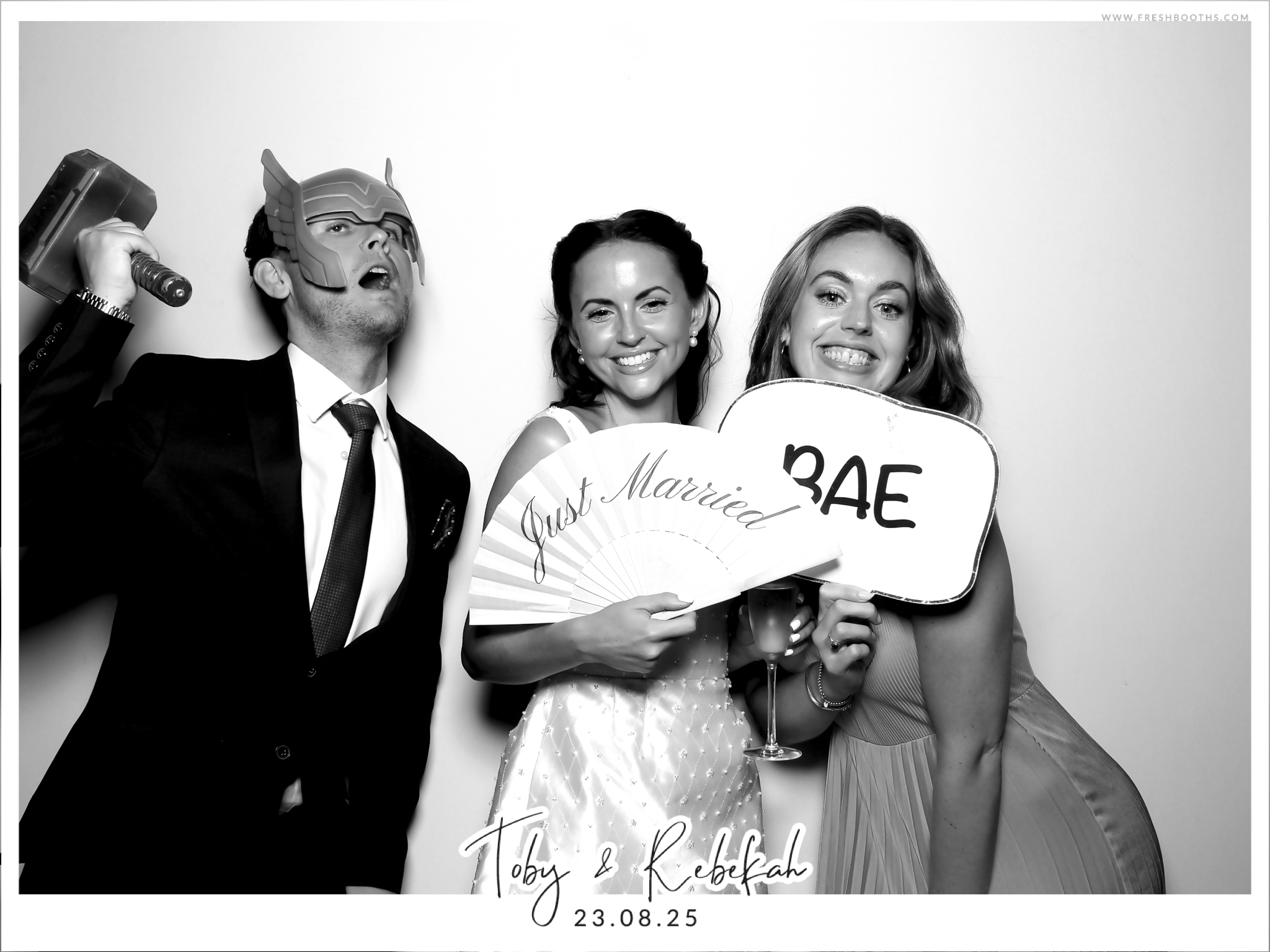 Toby & Rebekah Wedding  | View more photos from the event at gallery.freshbooths.com/u/FreshBooths/Toby-Rebekah-Wedding