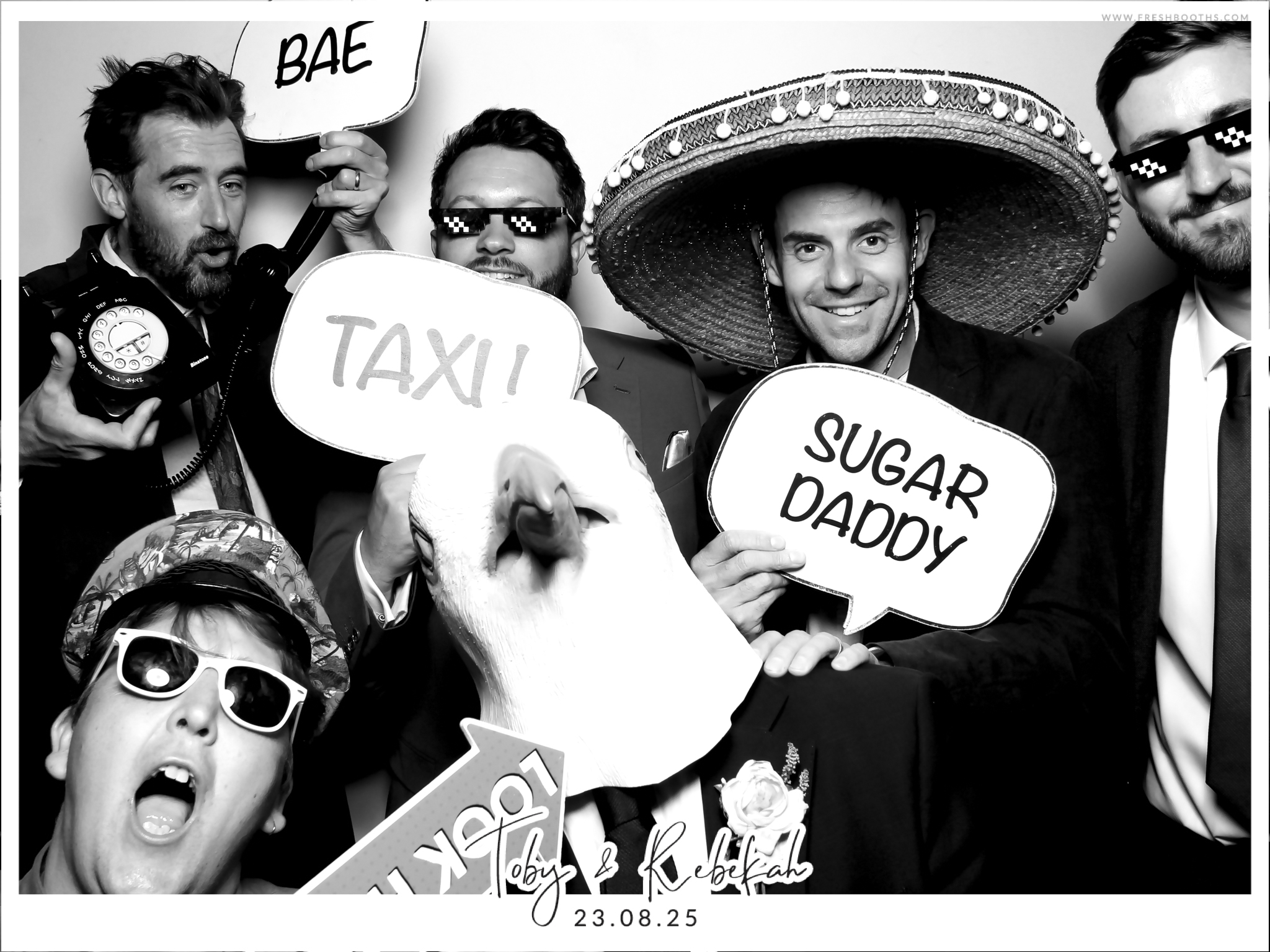 Toby & Rebekah Wedding  | View more photos from the event at gallery.freshbooths.com/u/FreshBooths/Toby-Rebekah-Wedding