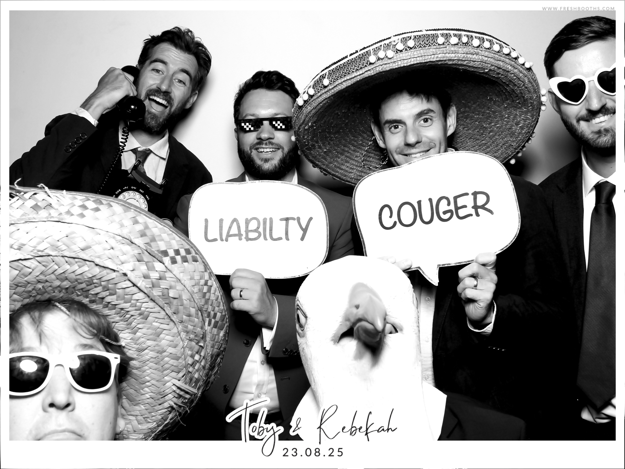 Toby & Rebekah Wedding  | View more photos from the event at gallery.freshbooths.com/u/FreshBooths/Toby-Rebekah-Wedding