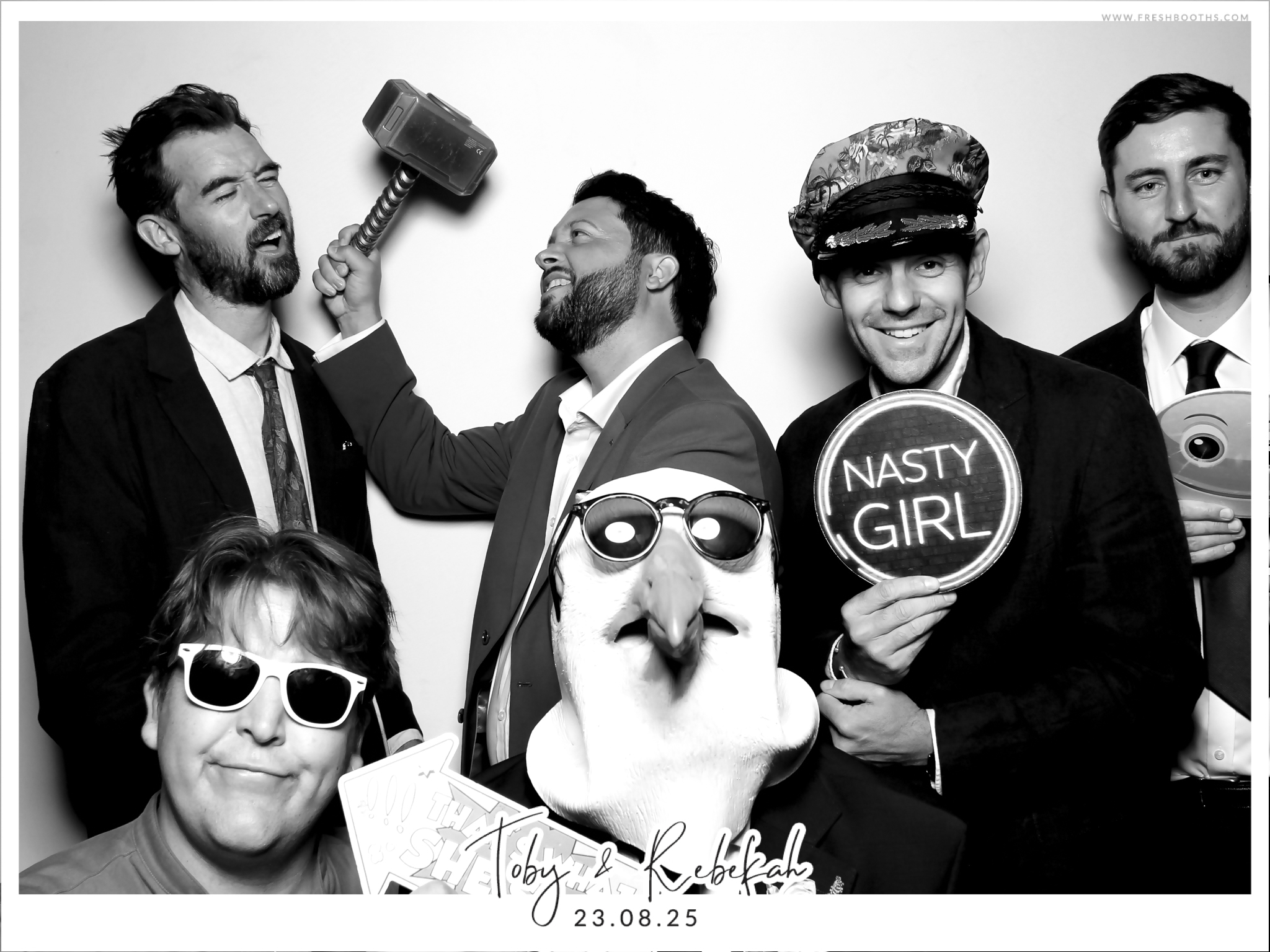 Toby & Rebekah Wedding  | View more photos from the event at gallery.freshbooths.com/u/FreshBooths/Toby-Rebekah-Wedding