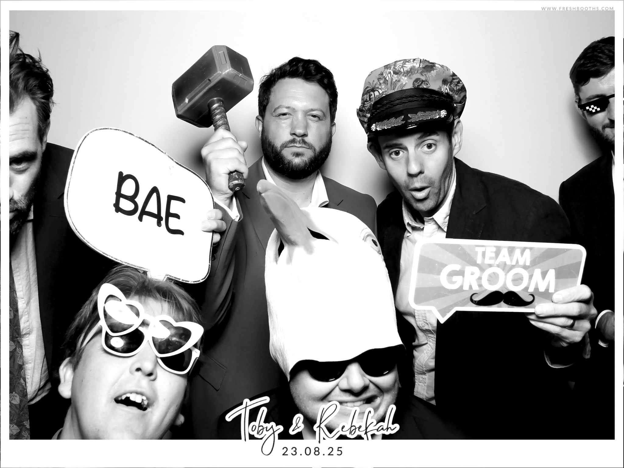 Toby & Rebekah Wedding  | View more photos from the event at gallery.freshbooths.com/u/FreshBooths/Toby-Rebekah-Wedding