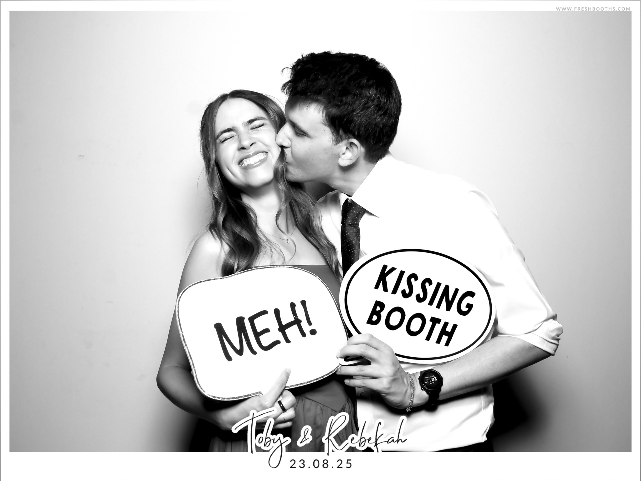 Toby & Rebekah Wedding  | View more photos from the event at gallery.freshbooths.com/u/FreshBooths/Toby-Rebekah-Wedding