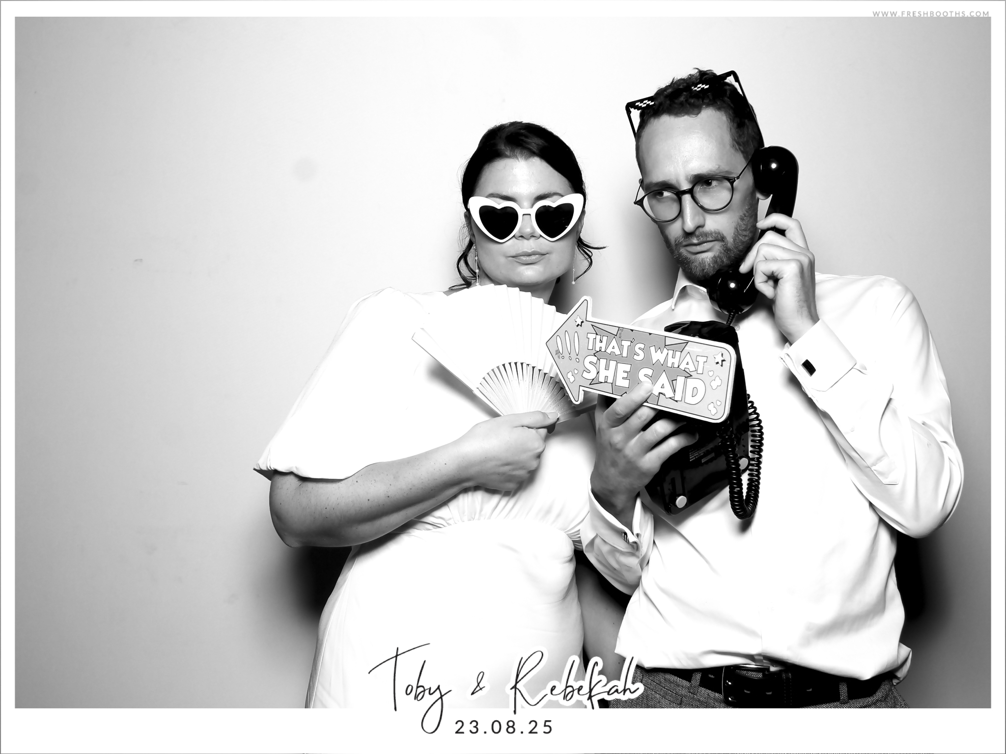 Toby & Rebekah Wedding  | View more photos from the event at gallery.freshbooths.com/u/FreshBooths/Toby-Rebekah-Wedding