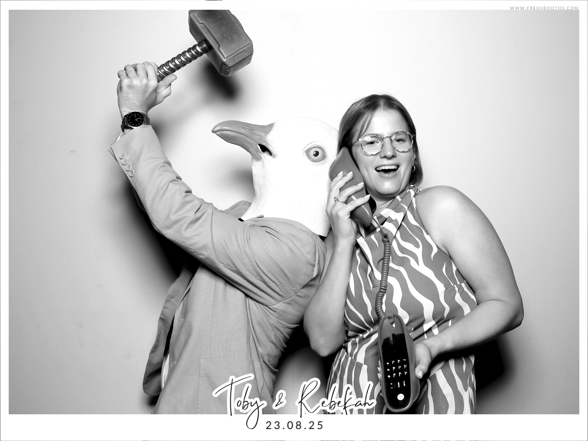 Toby & Rebekah Wedding  | View more photos from the event at gallery.freshbooths.com/u/FreshBooths/Toby-Rebekah-Wedding