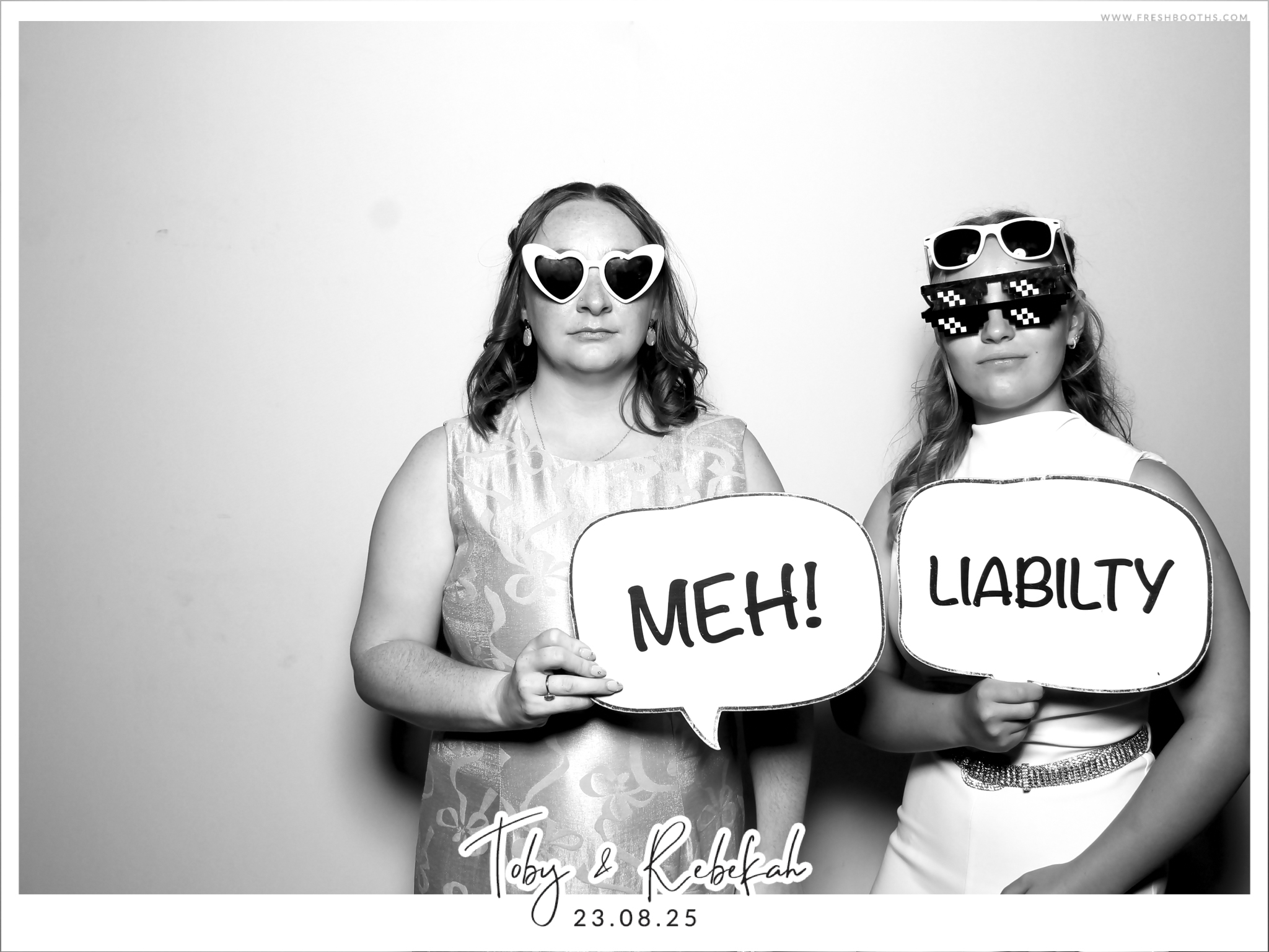 Toby & Rebekah Wedding  | View more photos from the event at gallery.freshbooths.com/u/FreshBooths/Toby-Rebekah-Wedding