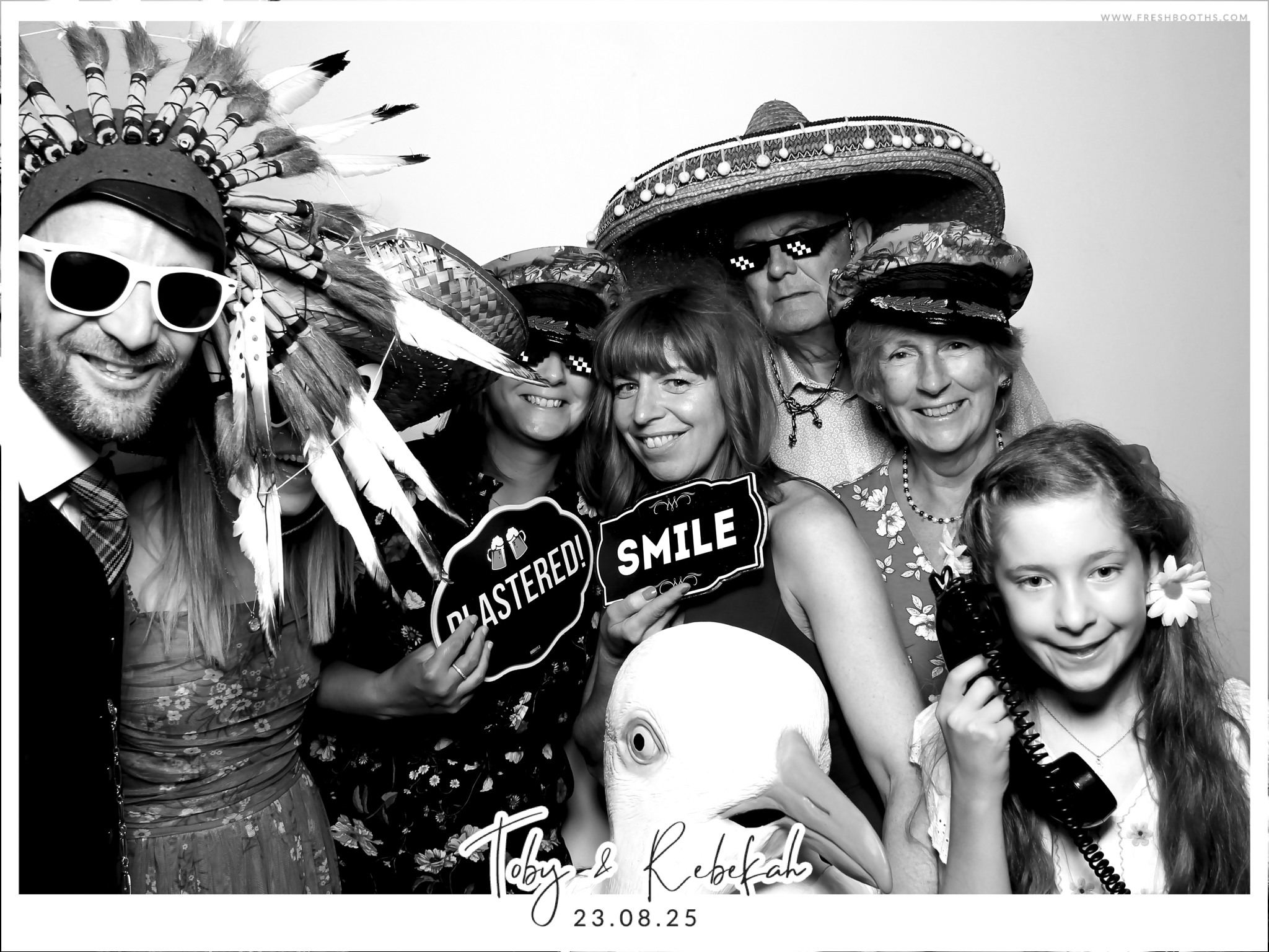 Toby & Rebekah Wedding  | View more photos from the event at gallery.freshbooths.com/u/FreshBooths/Toby-Rebekah-Wedding