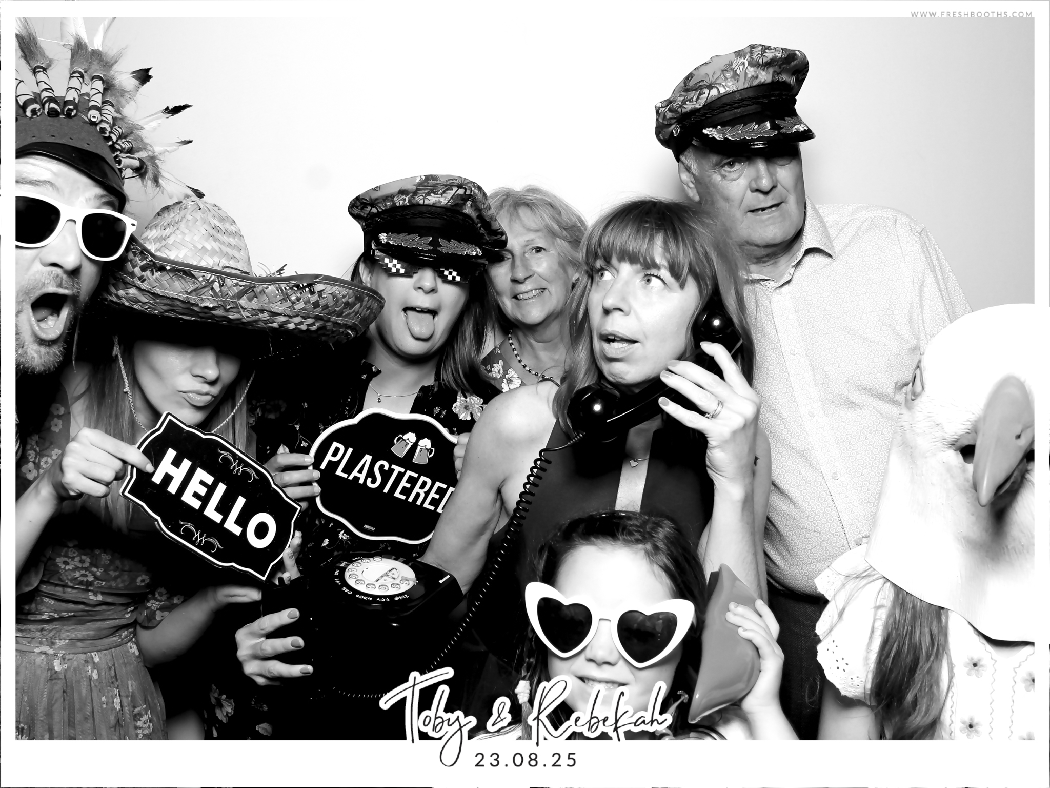 Toby & Rebekah Wedding  | View more photos from the event at gallery.freshbooths.com/u/FreshBooths/Toby-Rebekah-Wedding