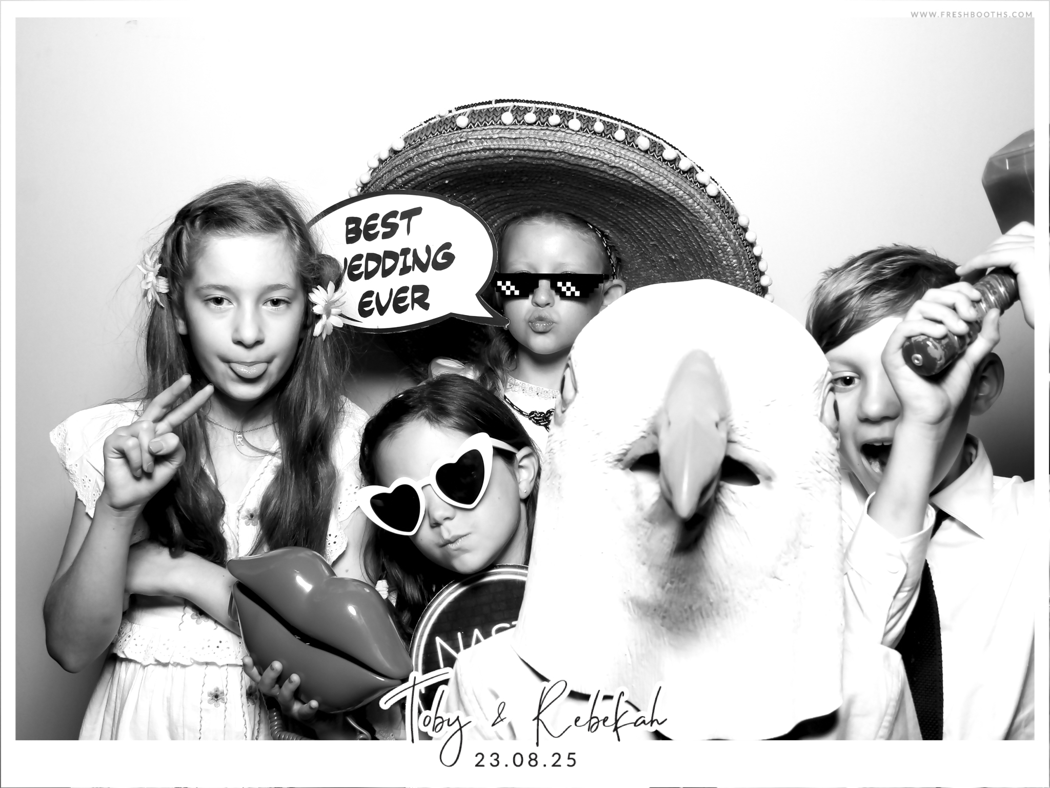 Toby & Rebekah Wedding  | View more photos from the event at gallery.freshbooths.com/u/FreshBooths/Toby-Rebekah-Wedding